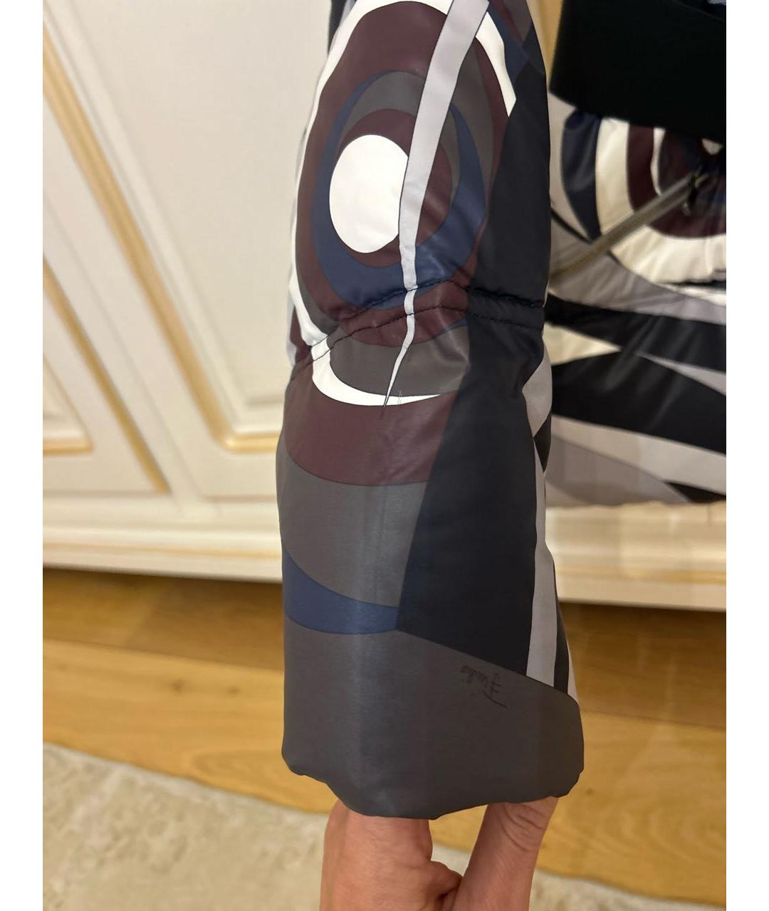 EMILIO PUCCI Мульти полиамидовый пуховик, фото 4