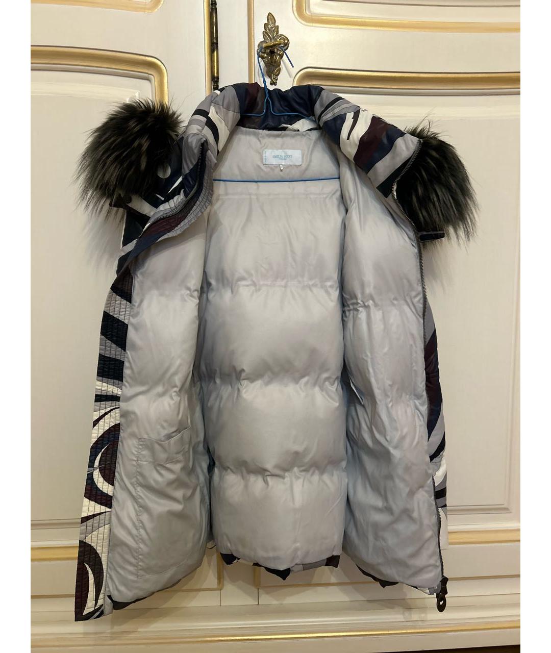 EMILIO PUCCI Мульти полиамидовый пуховик, фото 3