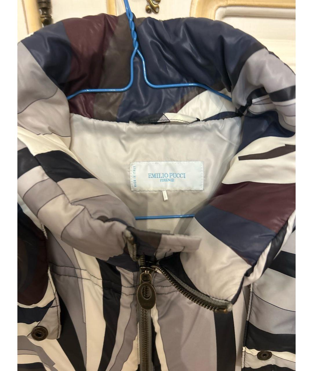 EMILIO PUCCI Мульти полиамидовый пуховик, фото 7