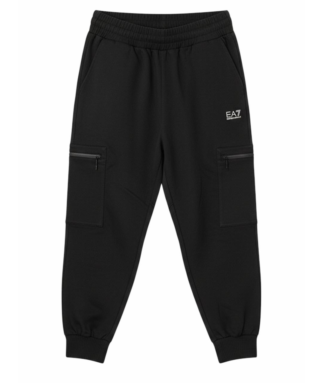 EMPORIO ARMANI Черный хлопковый спортивные костюмы, фото 1