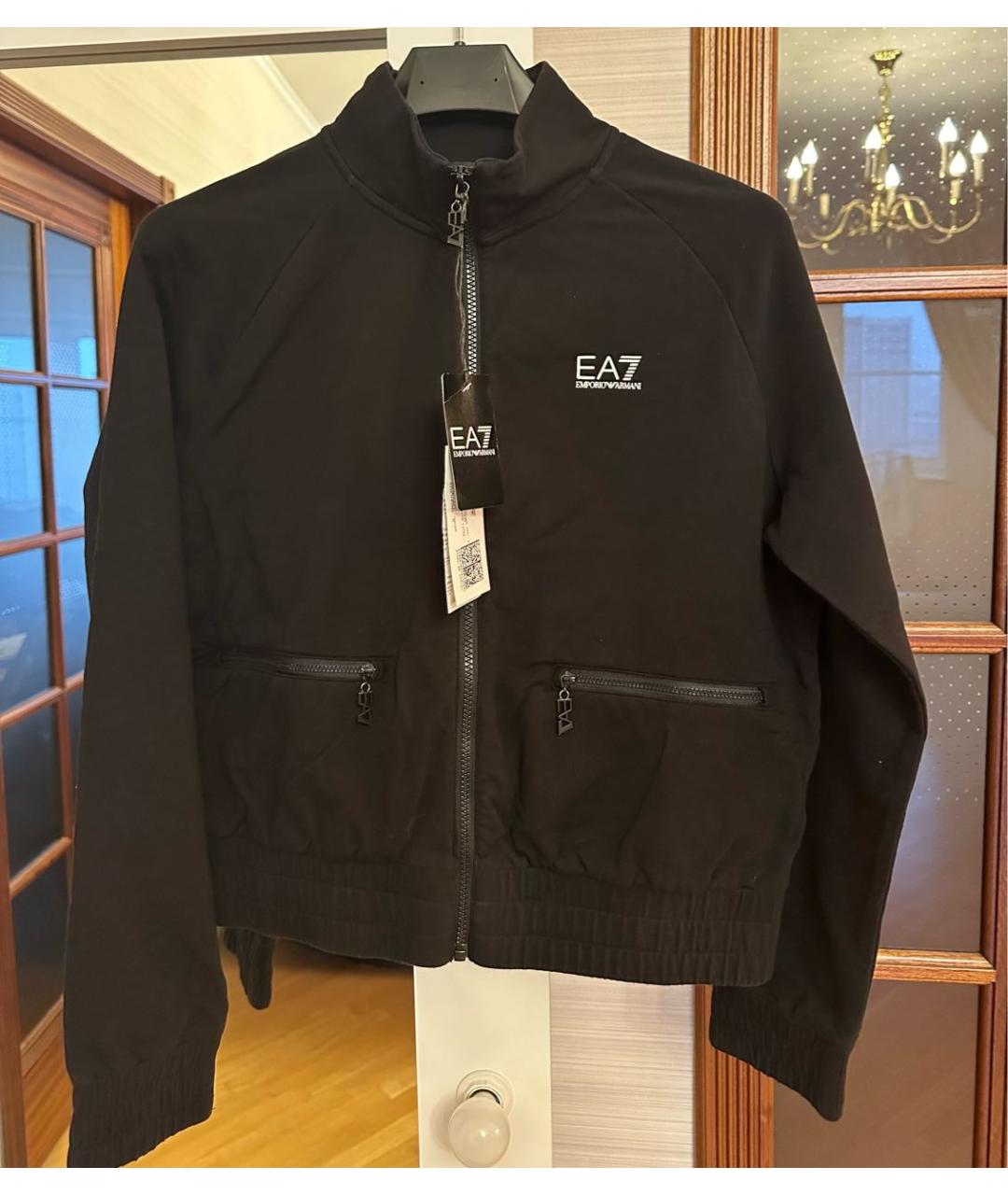 EMPORIO ARMANI Черный хлопковый спортивные костюмы, фото 4