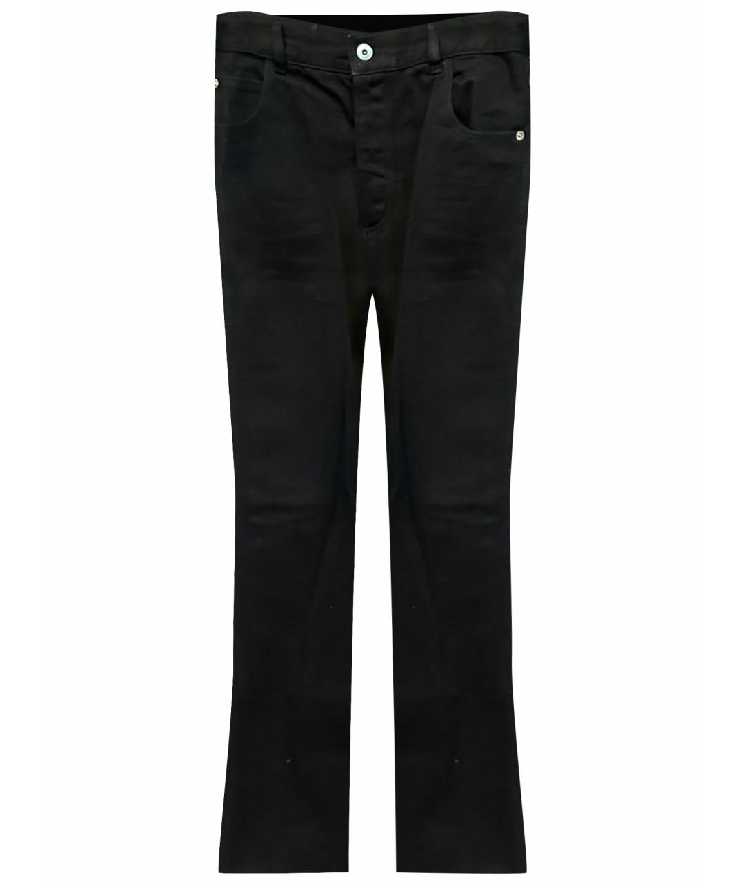BOTTEGA VENETA Черные хлопковые джинсы клеш, фото 1