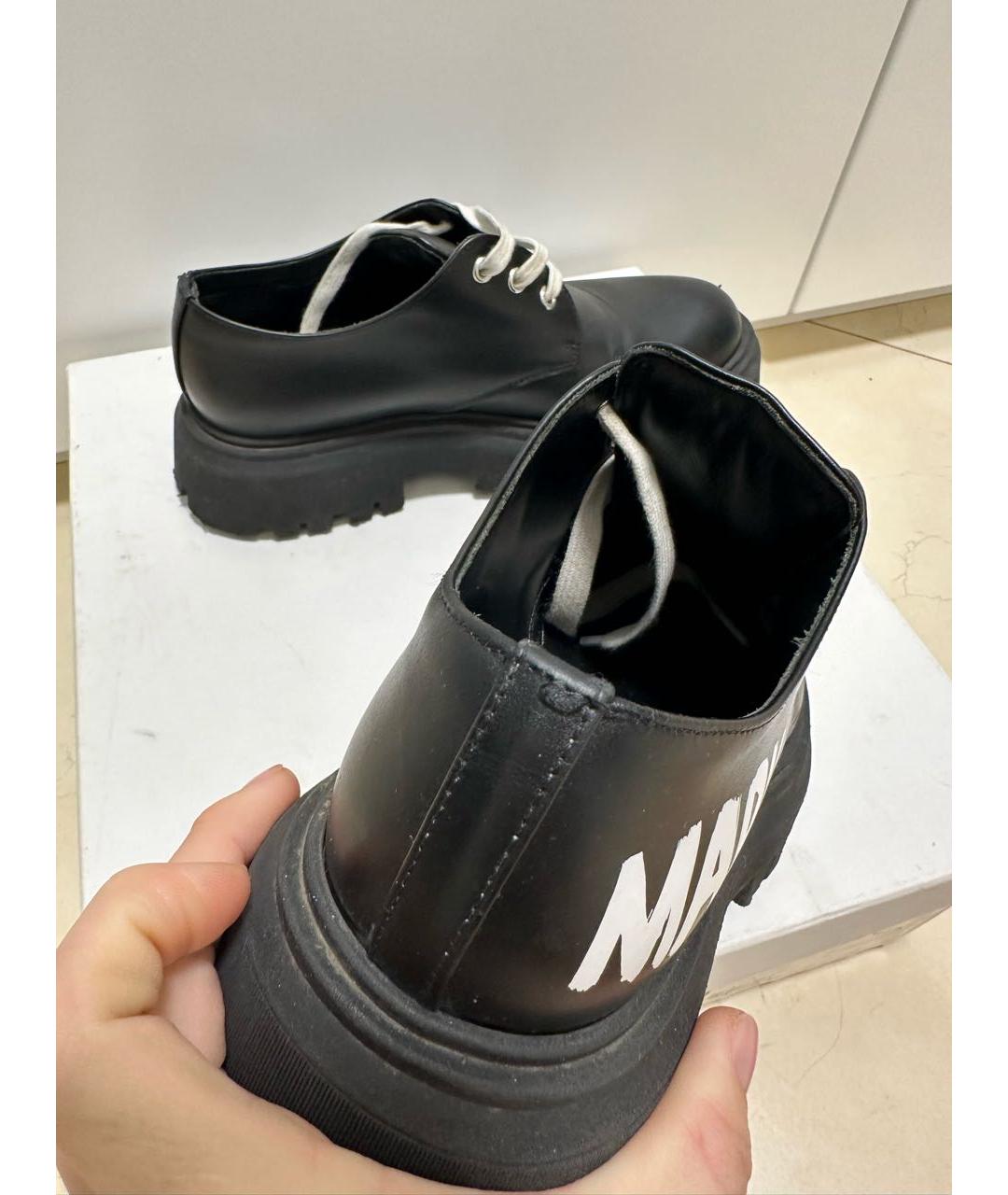 MARNI Черные кожаные лоферы, фото 2