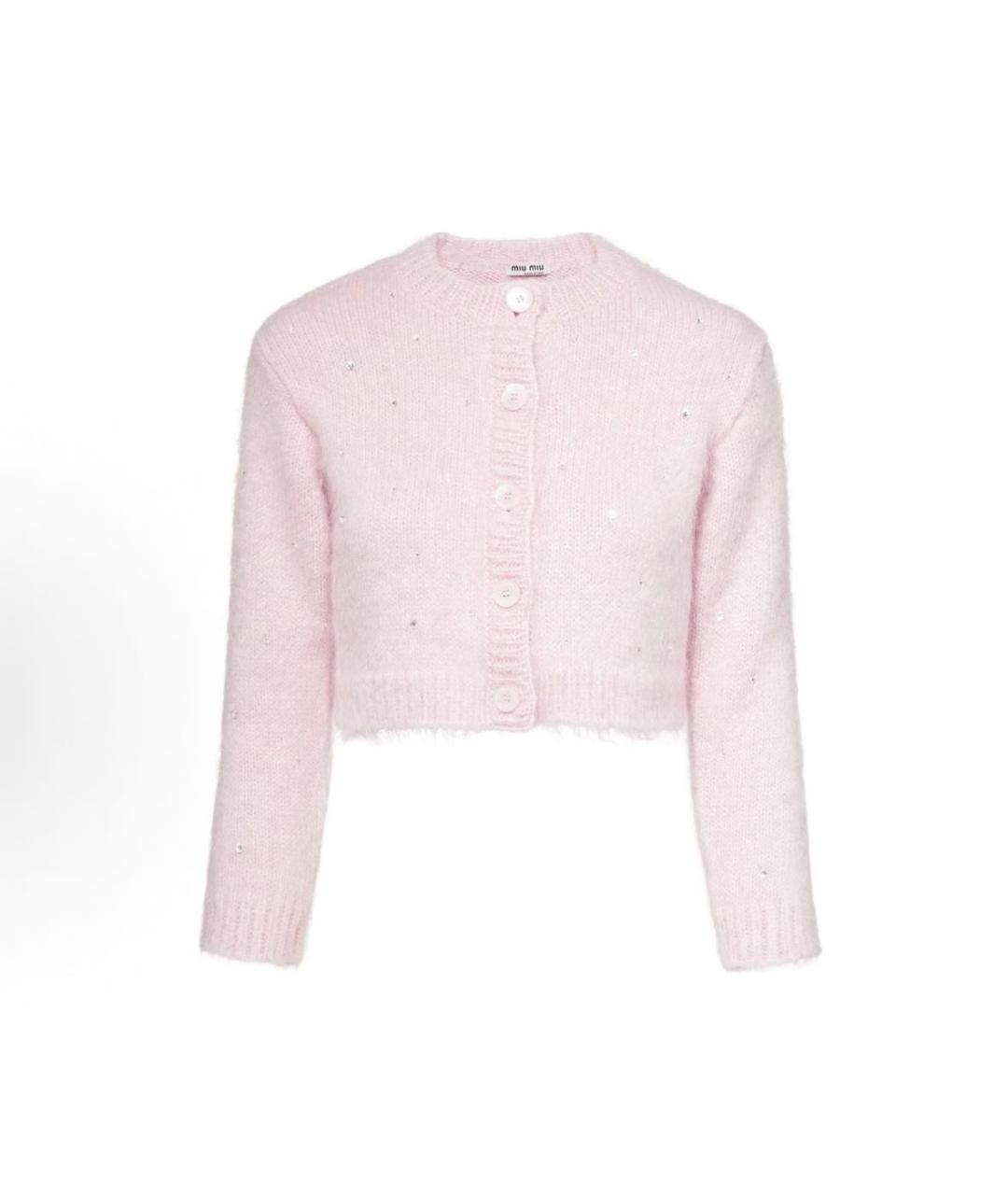 MIU MIU Розовый кардиган, фото 7
