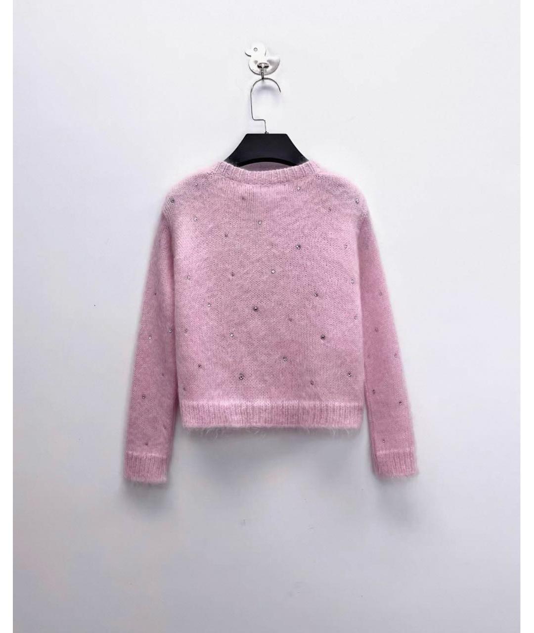 MIU MIU Розовый кардиган, фото 3