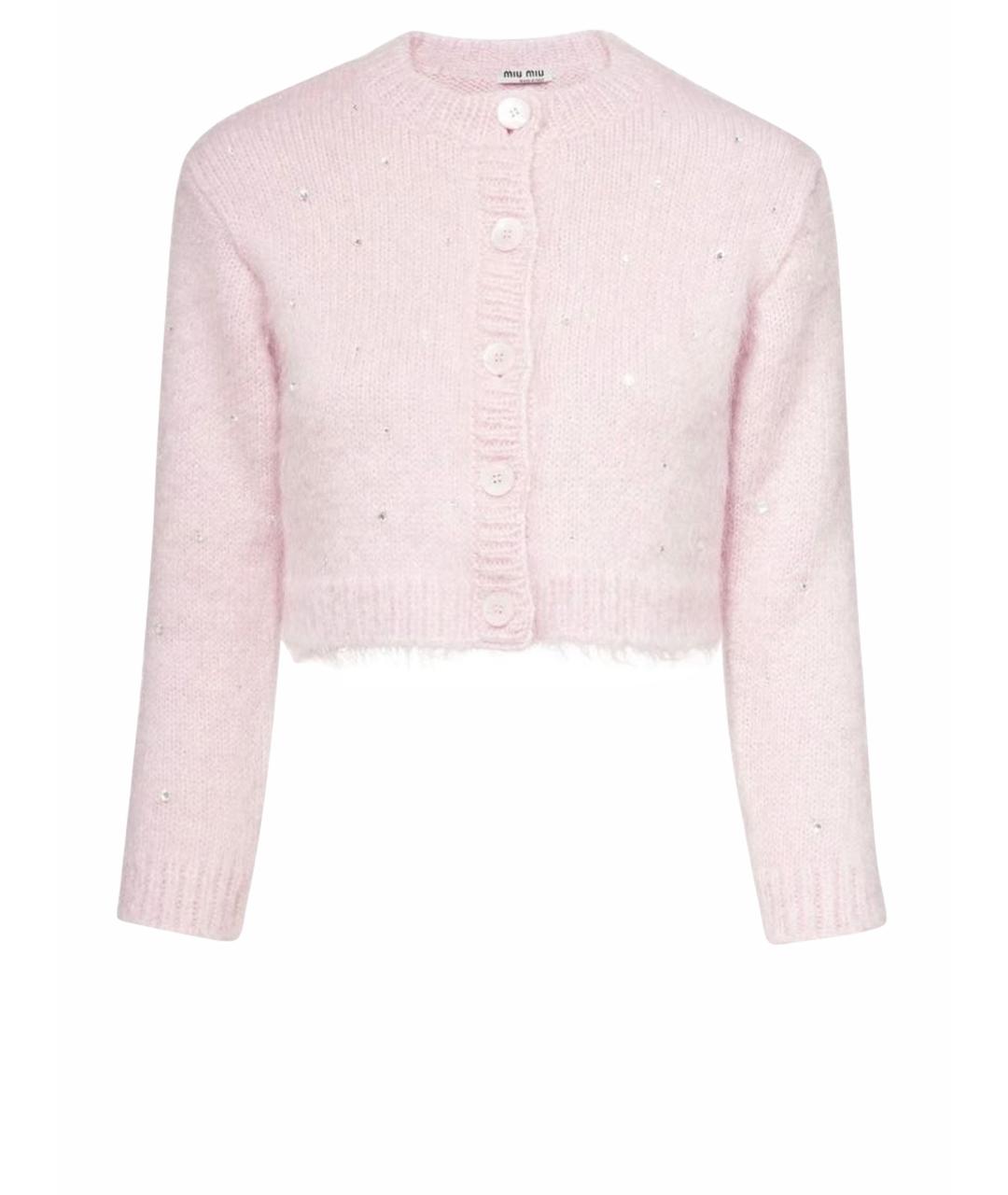 MIU MIU Розовый кардиган, фото 1