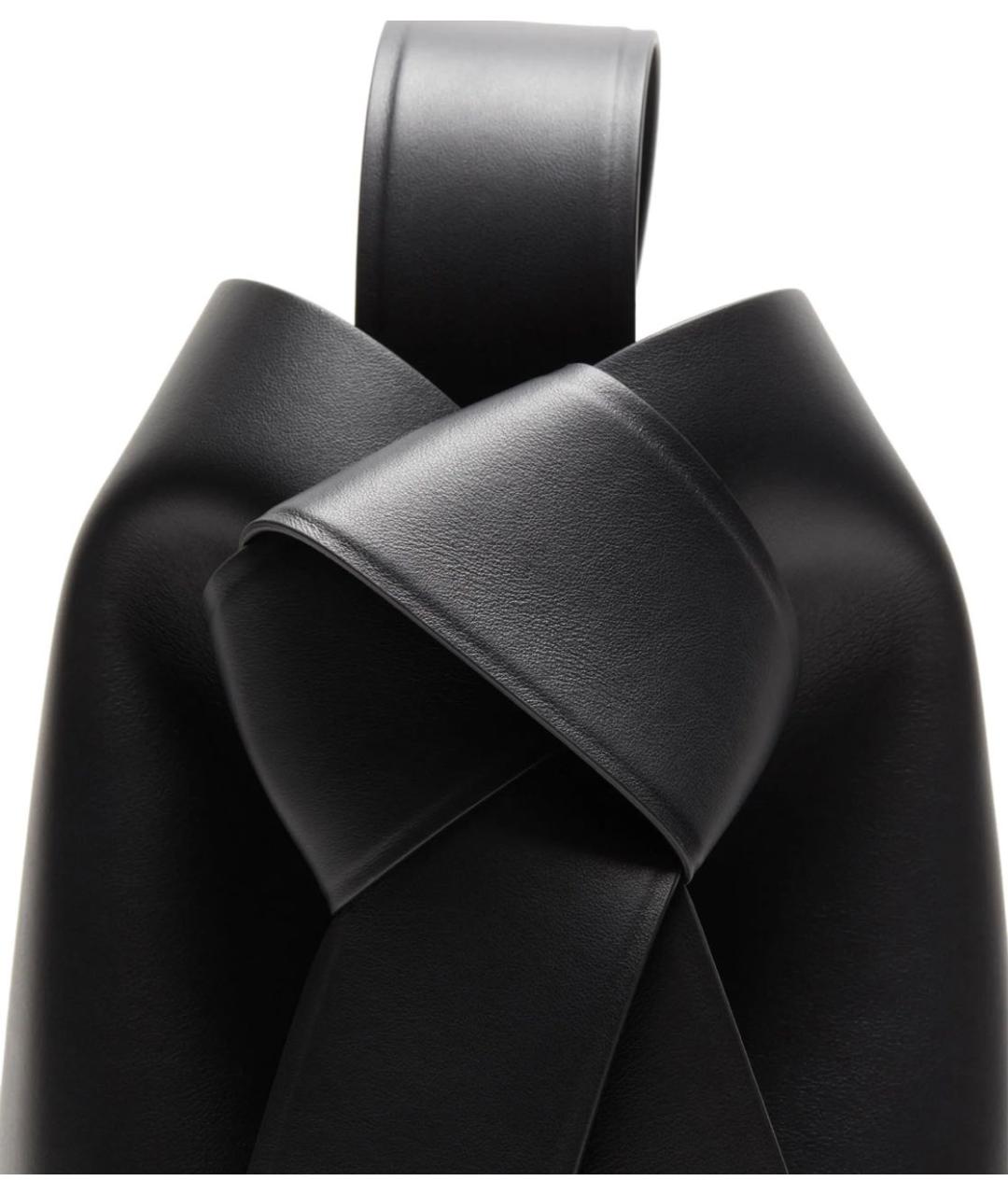 ACNE STUDIOS Черная кожаная сумка тоут, фото 6