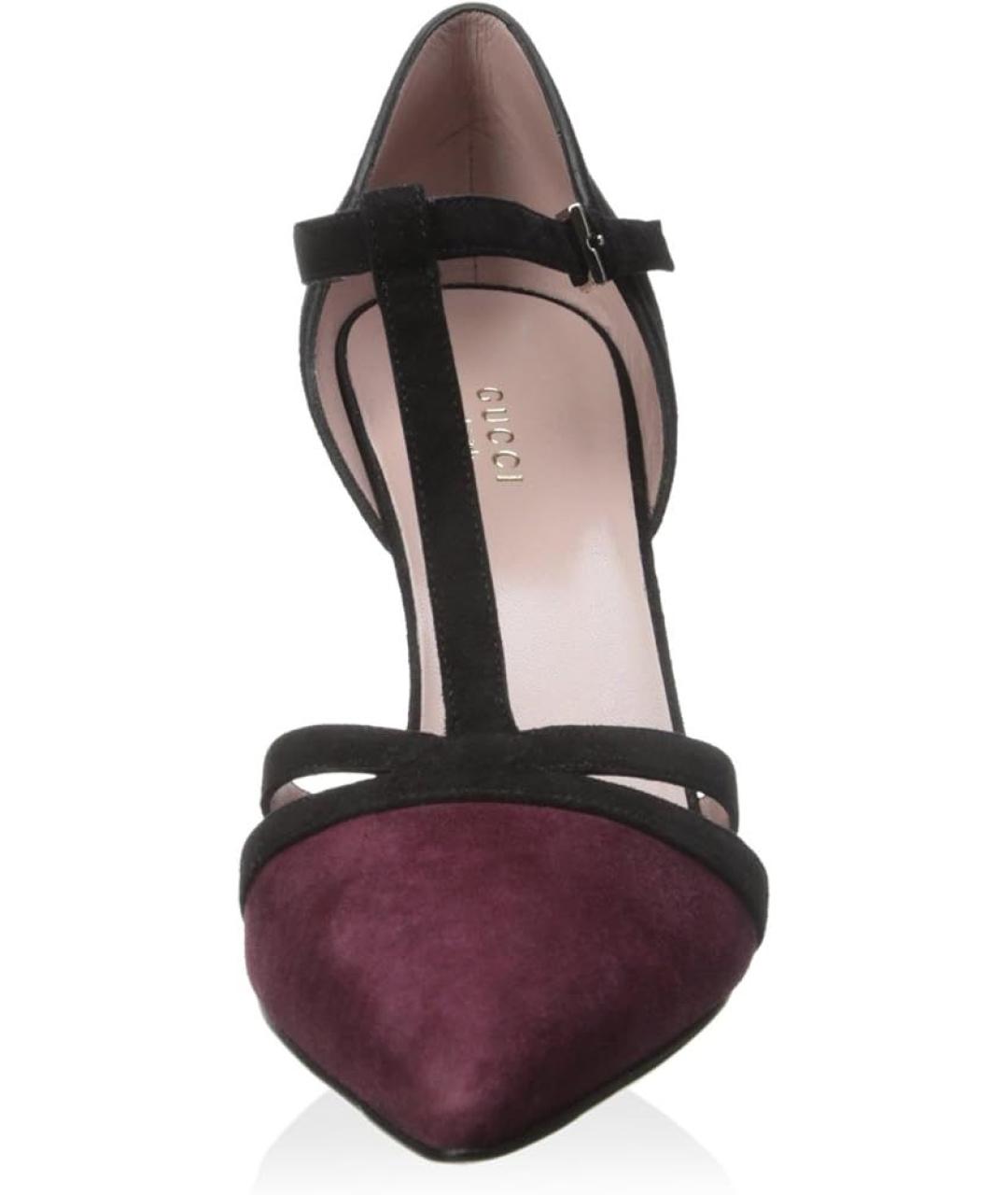 GUCCI Мульти замшевые туфли, фото 2