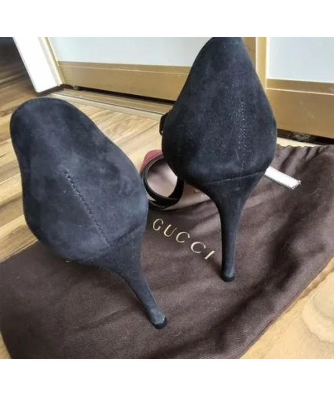 GUCCI Мульти замшевые туфли, фото 7