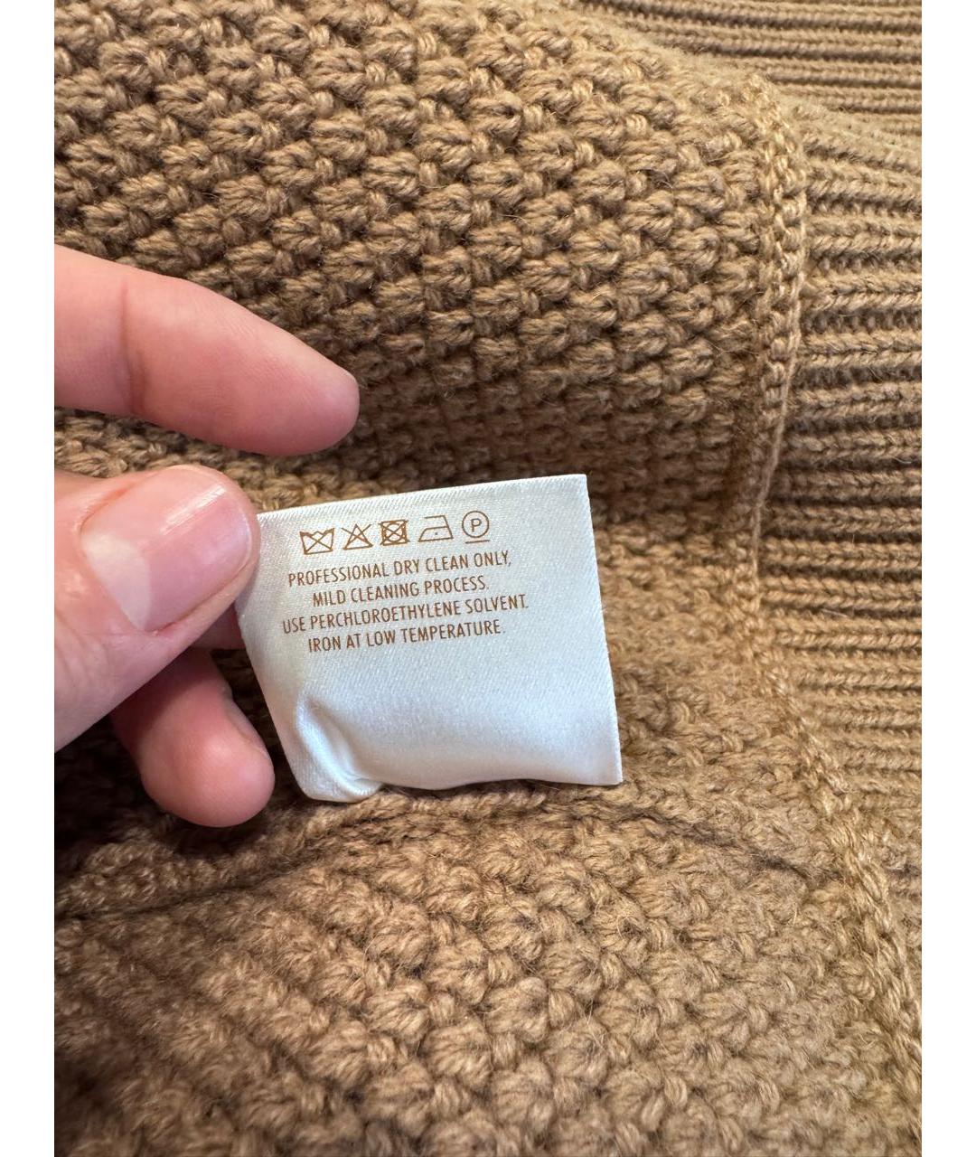 GUCCI Коричневый шерстяной кардиган, фото 6