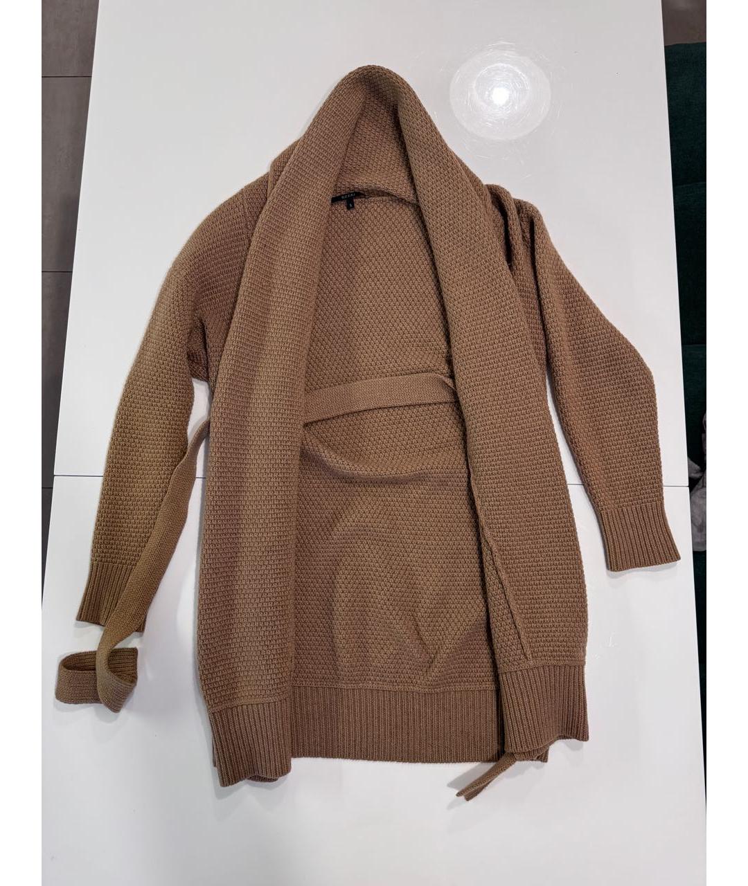 GUCCI Коричневый шерстяной кардиган, фото 3