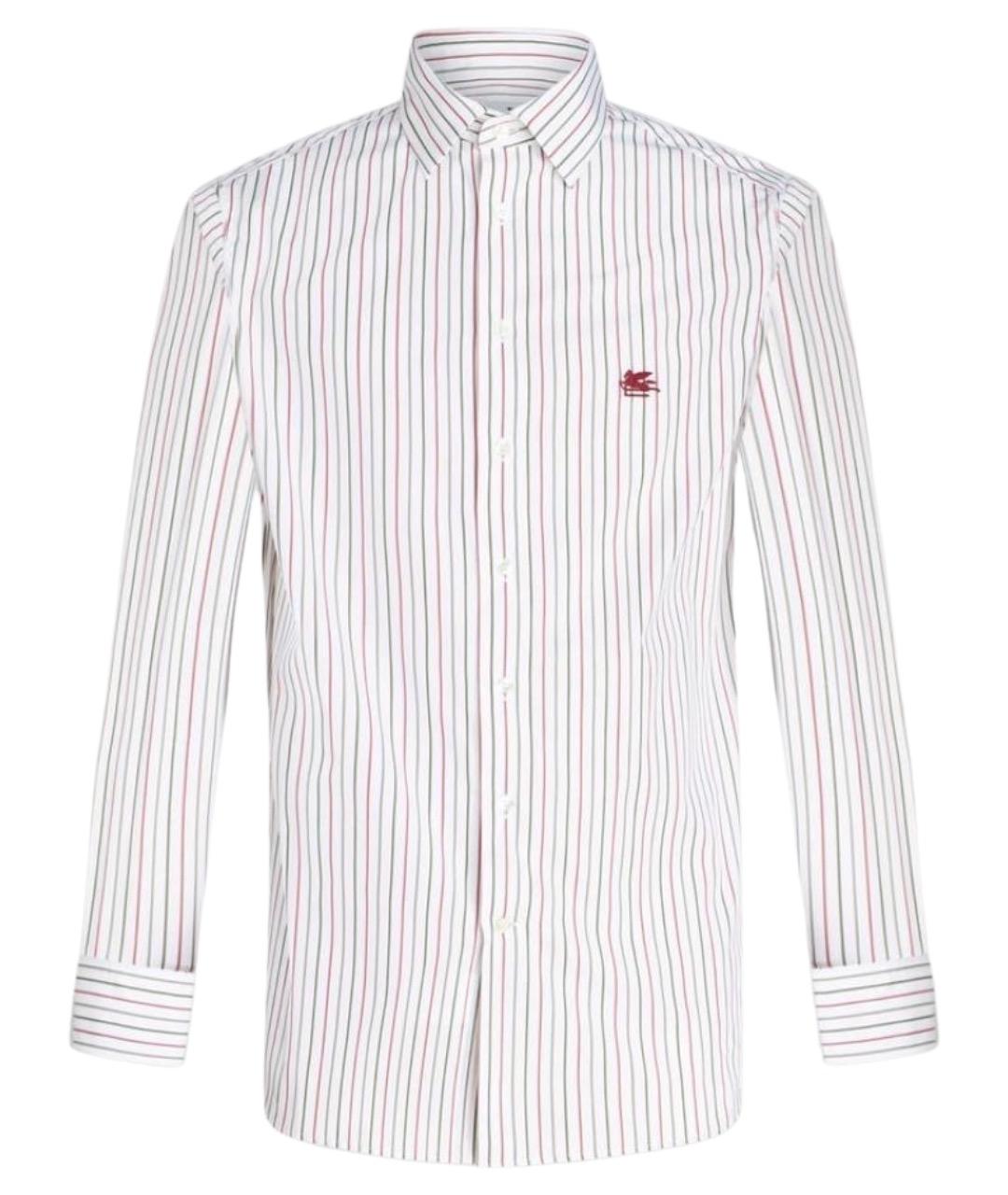 ETRO Белая хлопковая кэжуал рубашка, фото 1