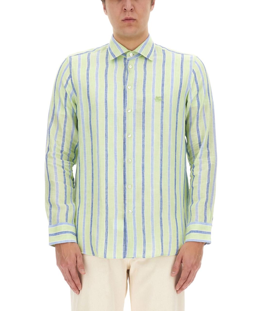 ETRO Мульти льняная кэжуал рубашка, фото 2