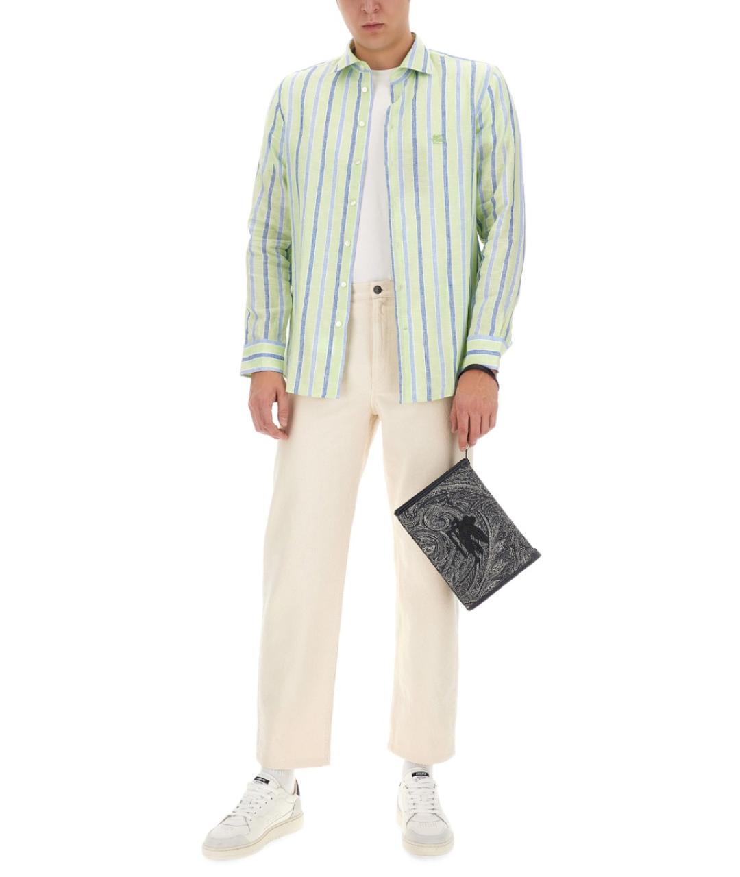 ETRO Мульти льняная кэжуал рубашка, фото 3