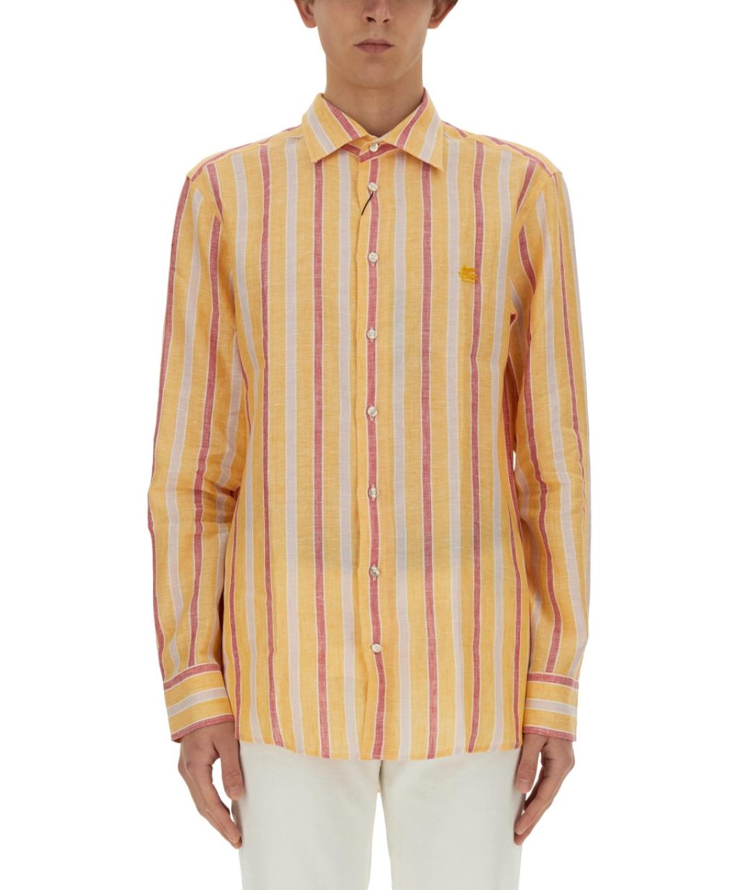 ETRO Мульти льняная кэжуал рубашка, фото 2