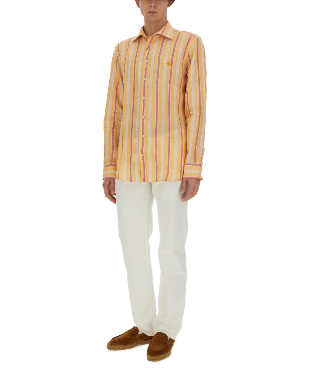 ETRO Мульти льняная кэжуал рубашка, фото 3