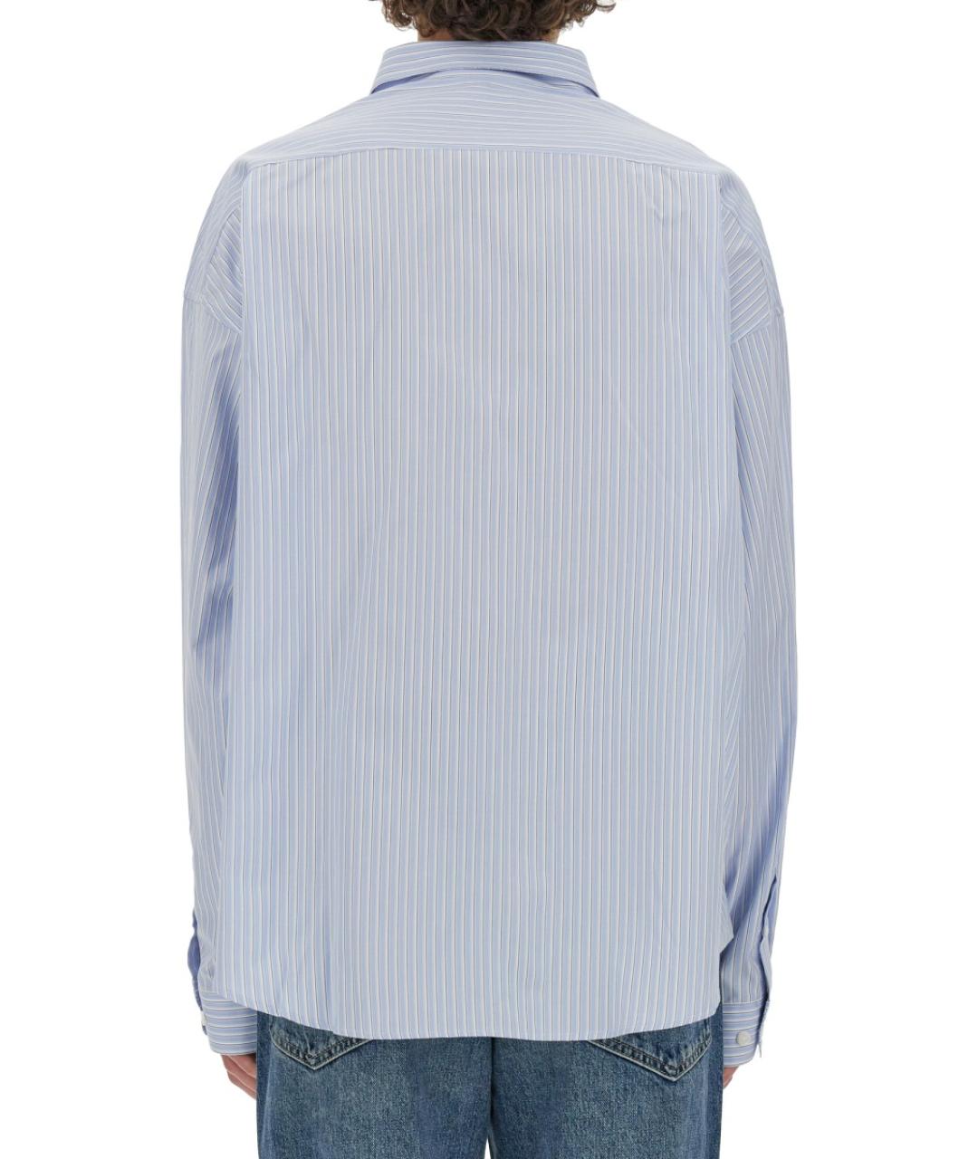 GIVENCHY Голубая хлопковая кэжуал рубашка, фото 4