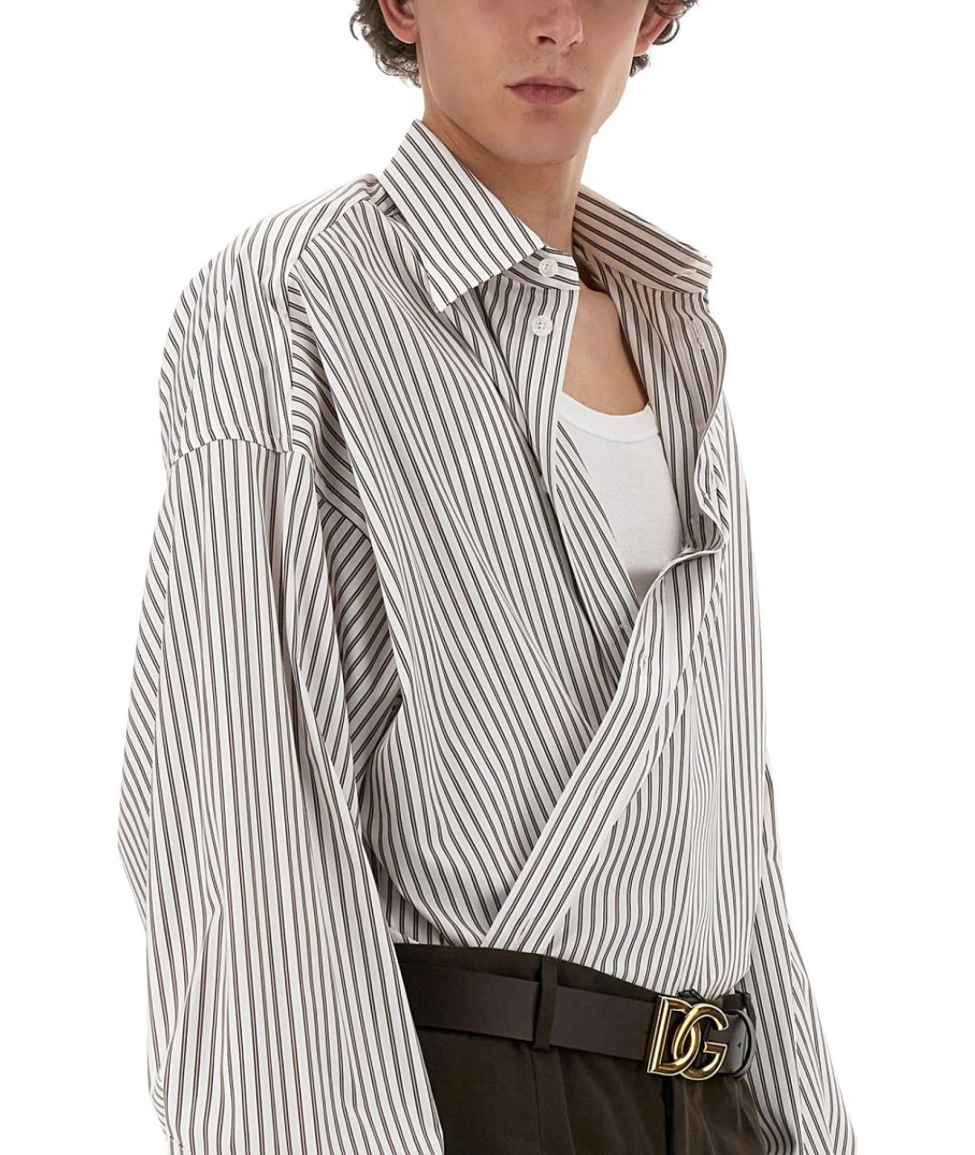 DOLCE&GABBANA Мульти хлопковая кэжуал рубашка, фото 5