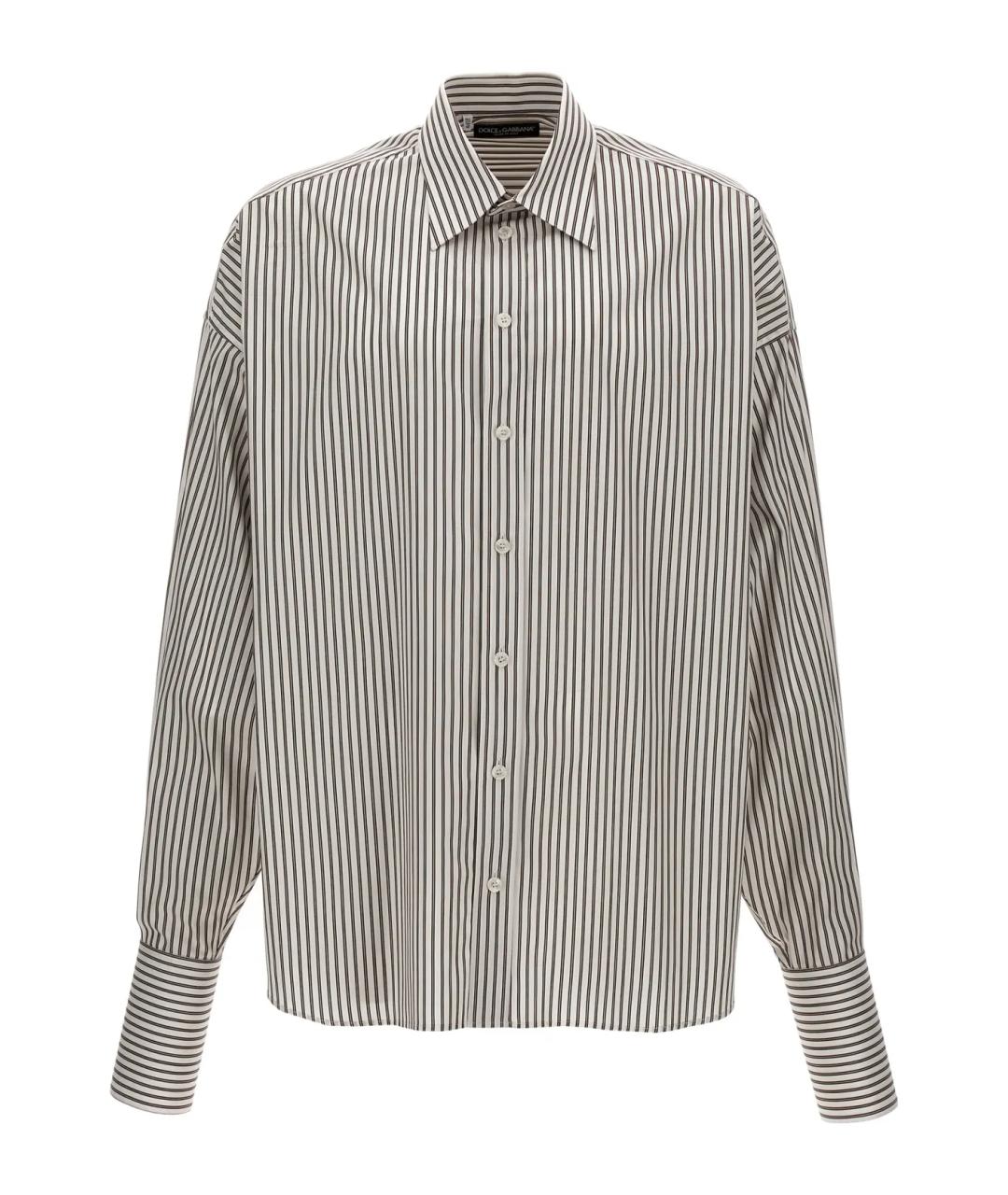 DOLCE&GABBANA Мульти хлопковая кэжуал рубашка, фото 1