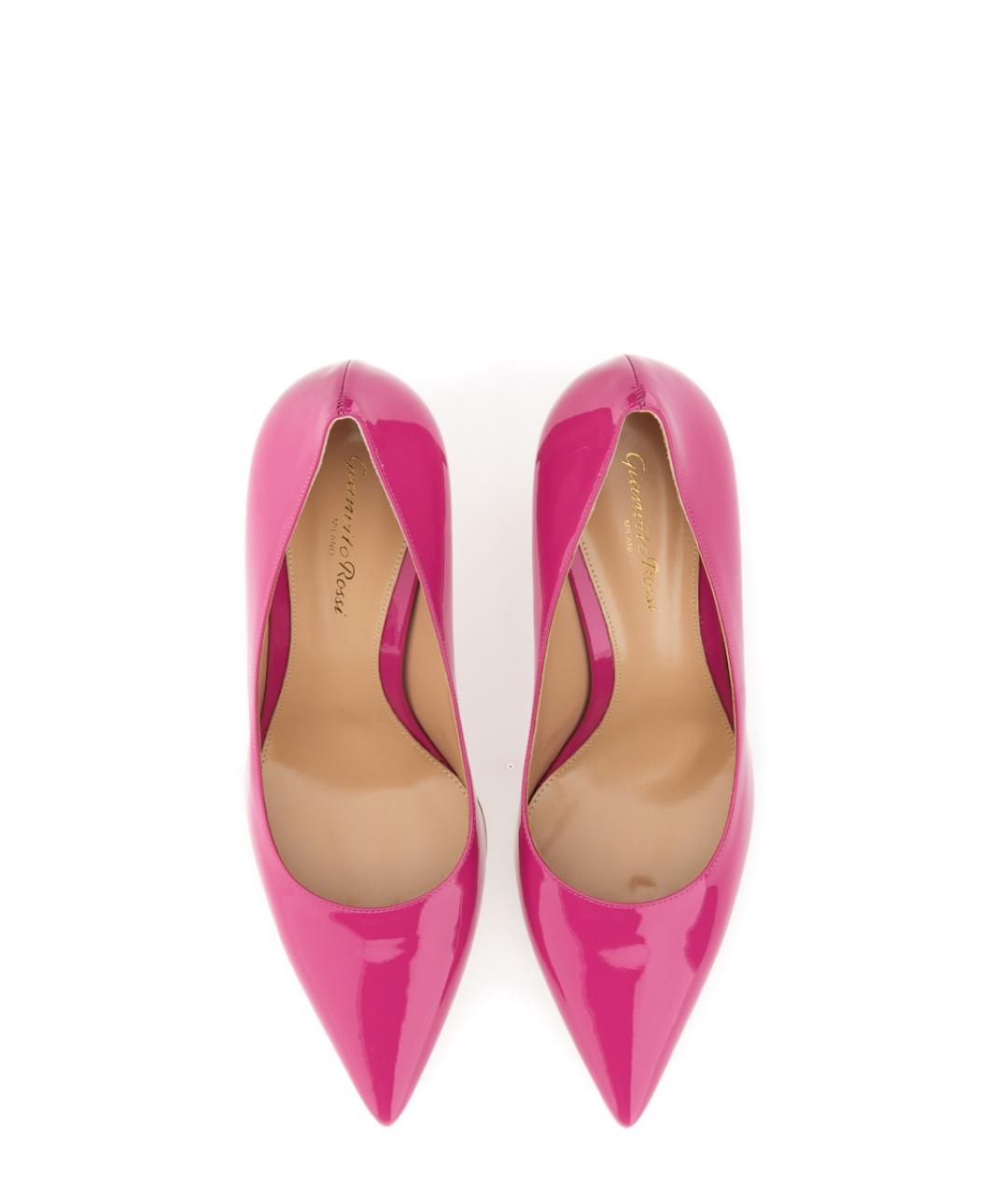 GIANVITO ROSSI Фуксия кожаные туфли, фото 3
