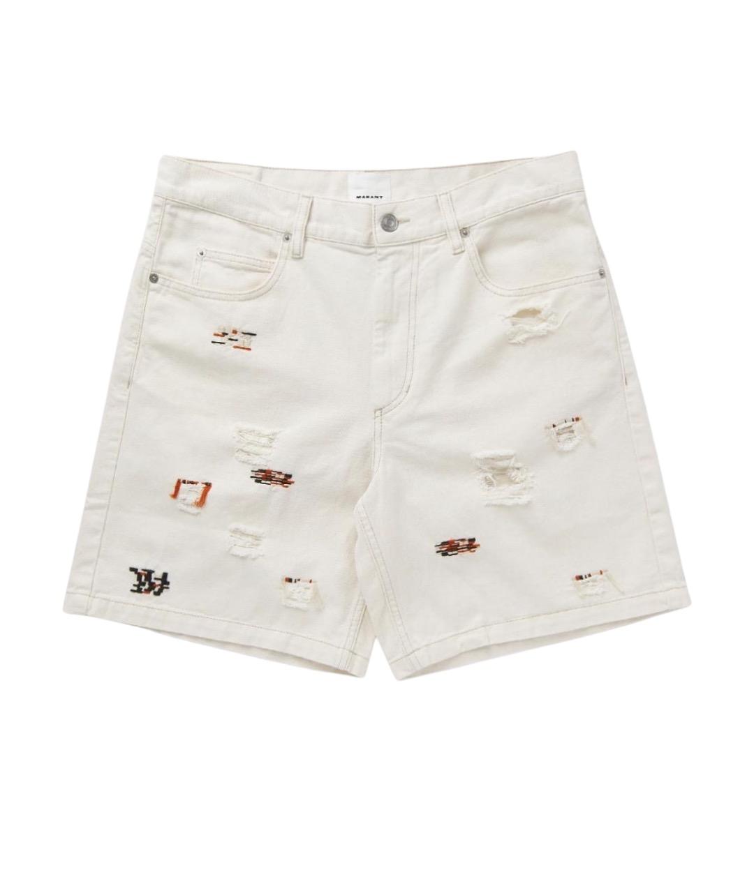 ISABEL MARANT Белые хлопковые шорты, фото 1