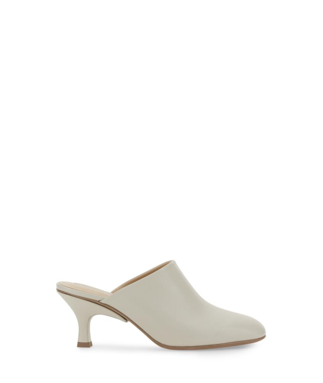 TOD'S Белые кожаные туфли, фото 1