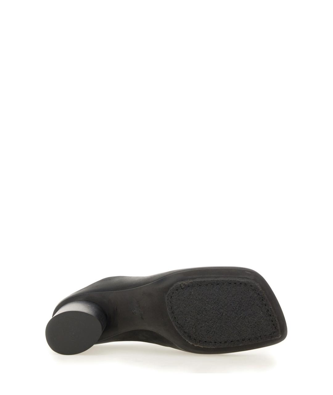 UMA WANG Черные кожаные туфли, фото 6