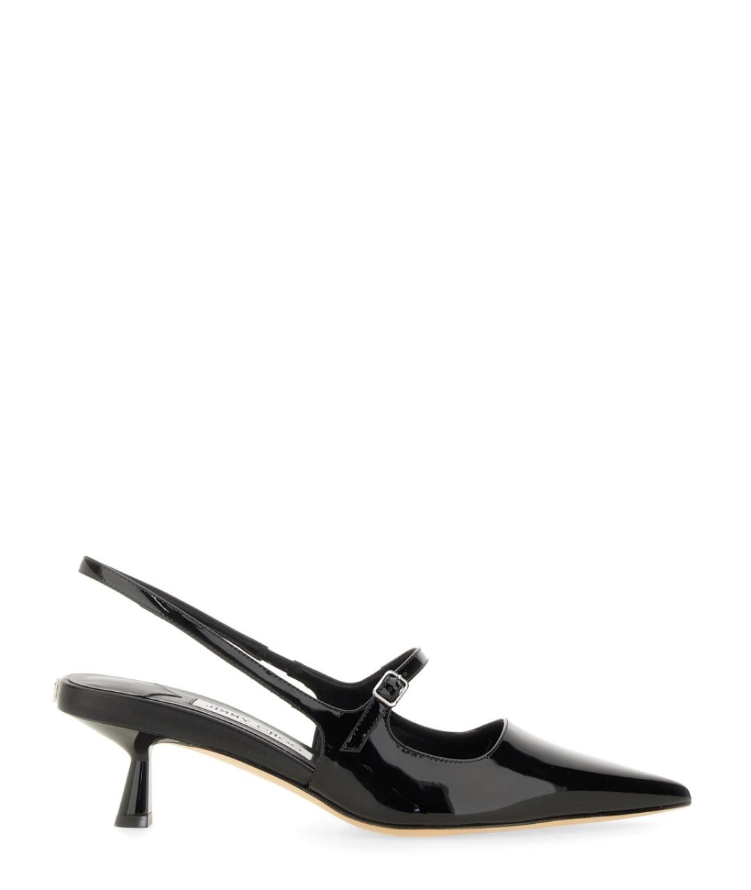 JIMMY CHOO Черные кожаные туфли, фото 1