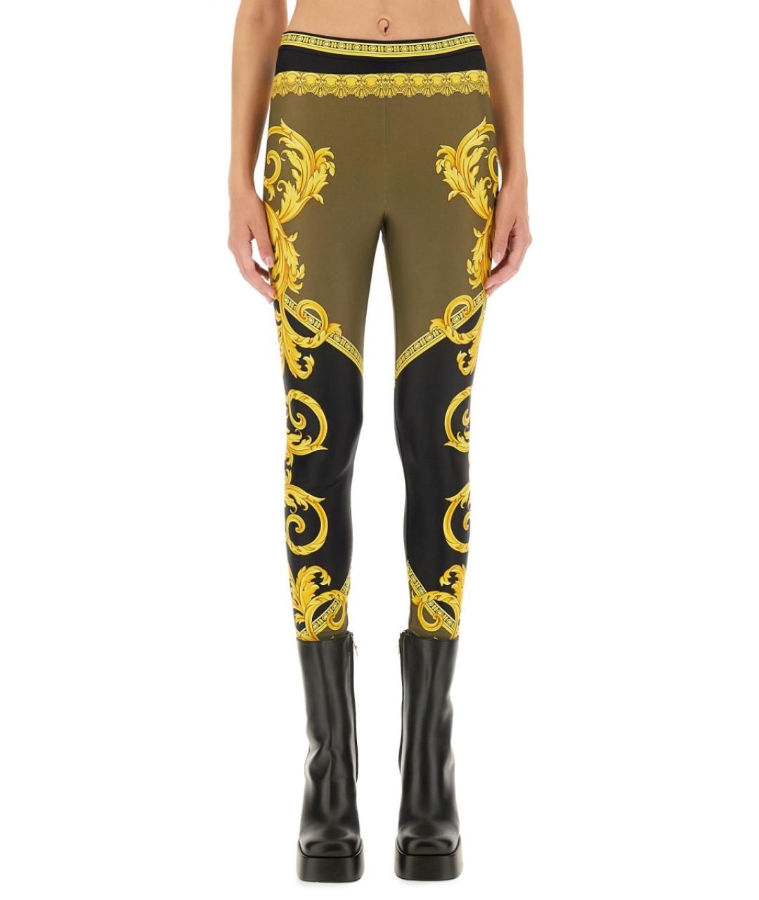 VERSACE Мульти полиамидовые леггинсы и велосипедки, фото 2