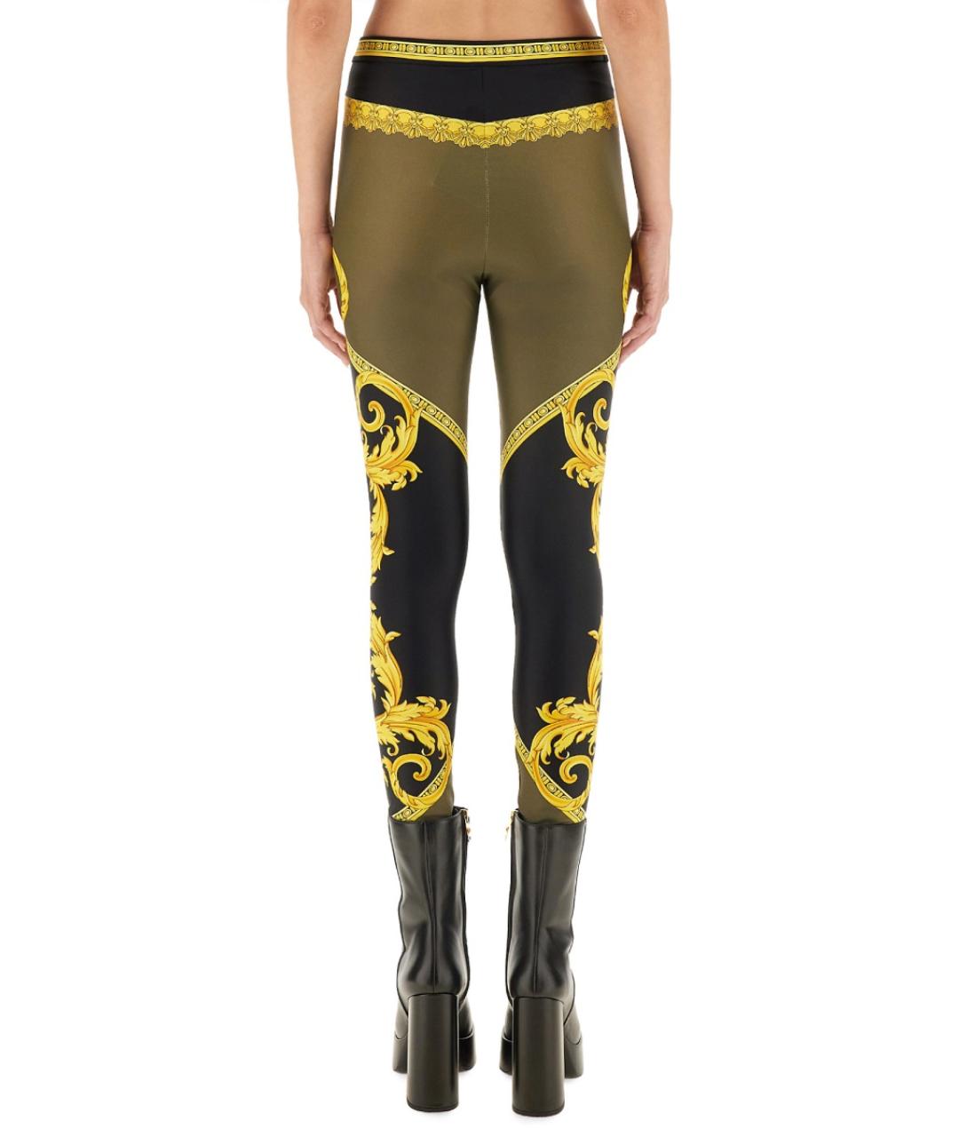 VERSACE Мульти полиамидовые леггинсы и велосипедки, фото 4