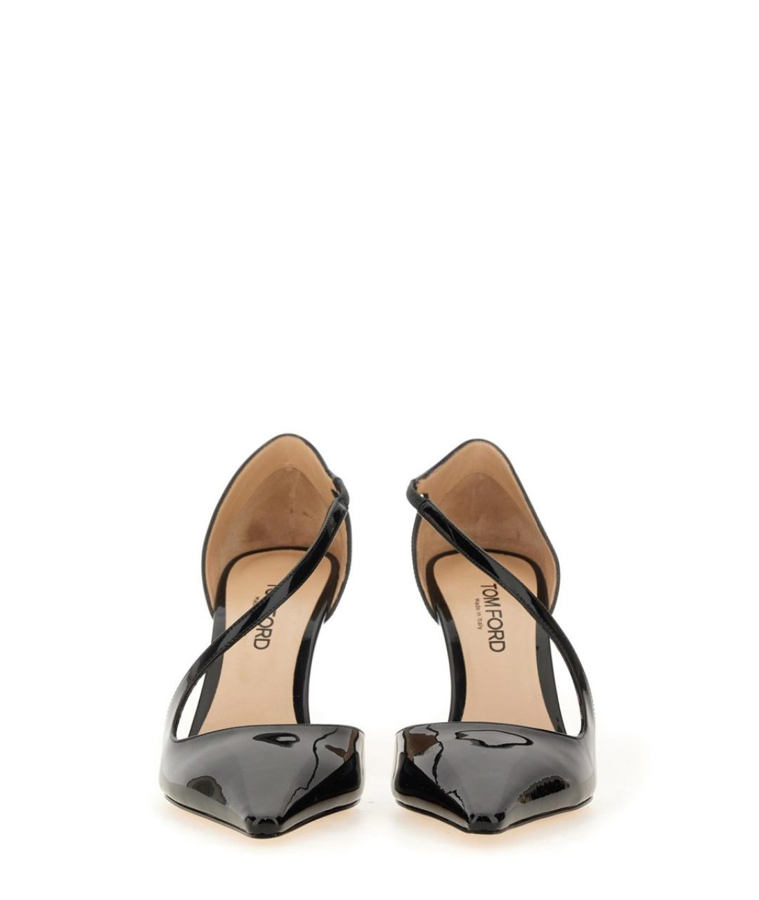 TOM FORD Черные кожаные туфли, фото 5