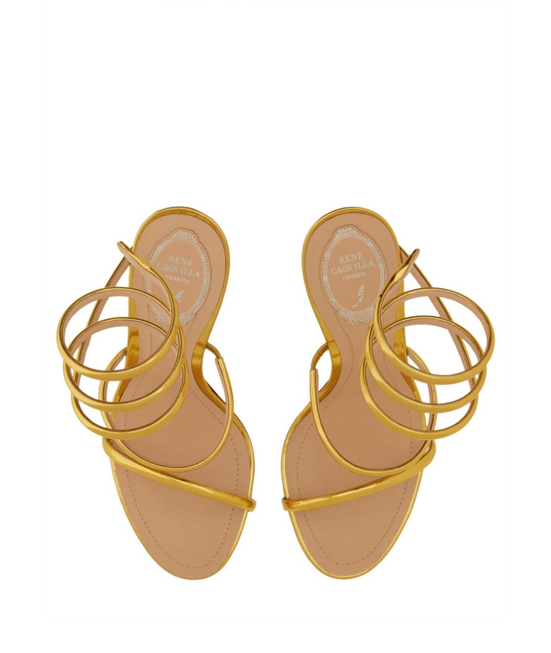 RENE CAOVILLA Желтые туфли, фото 6