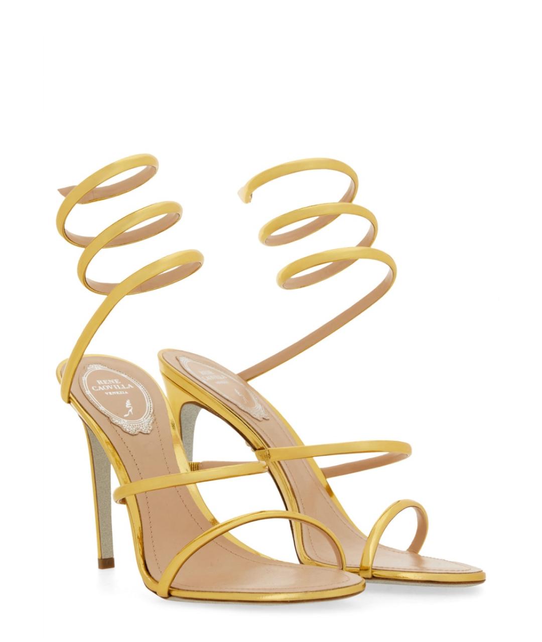 RENE CAOVILLA Желтые туфли, фото 3