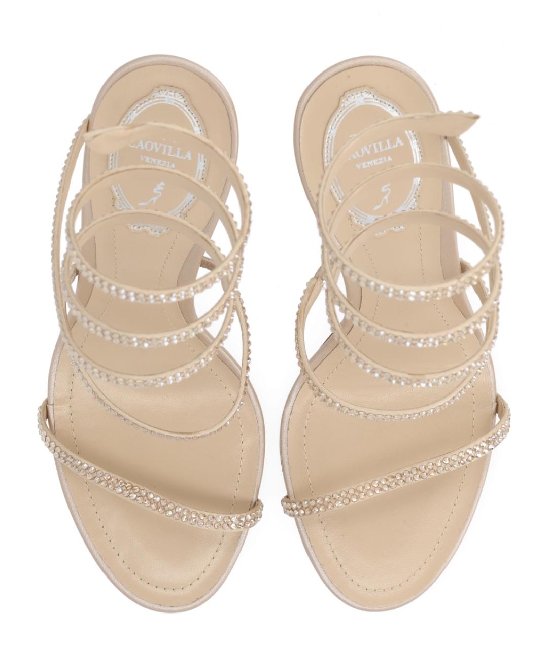 RENE CAOVILLA Бежевые туфли, фото 5