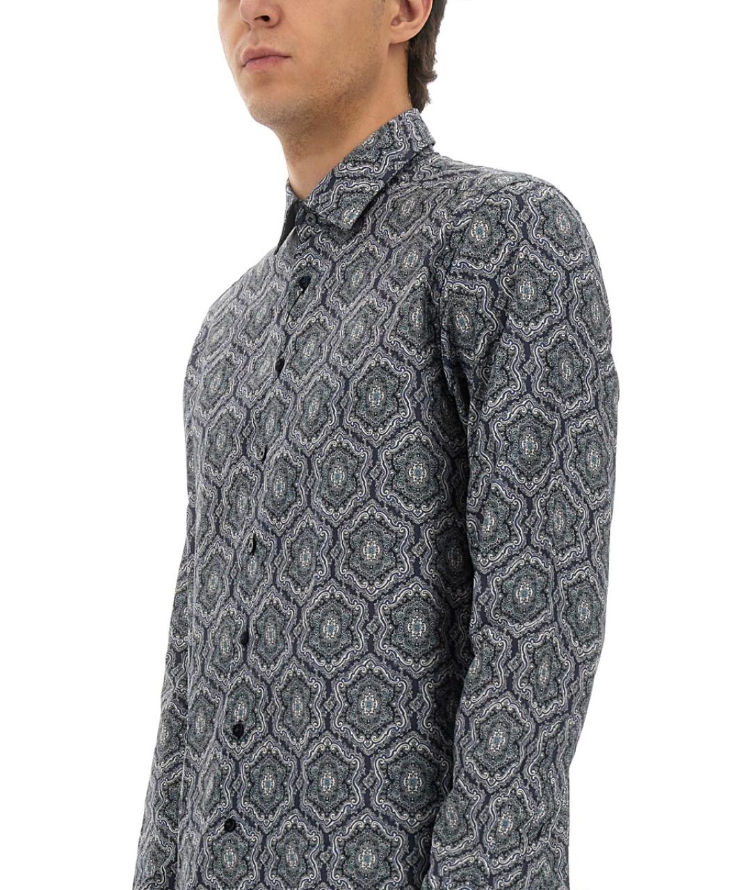 ETRO Мульти хлопковая кэжуал рубашка, фото 5