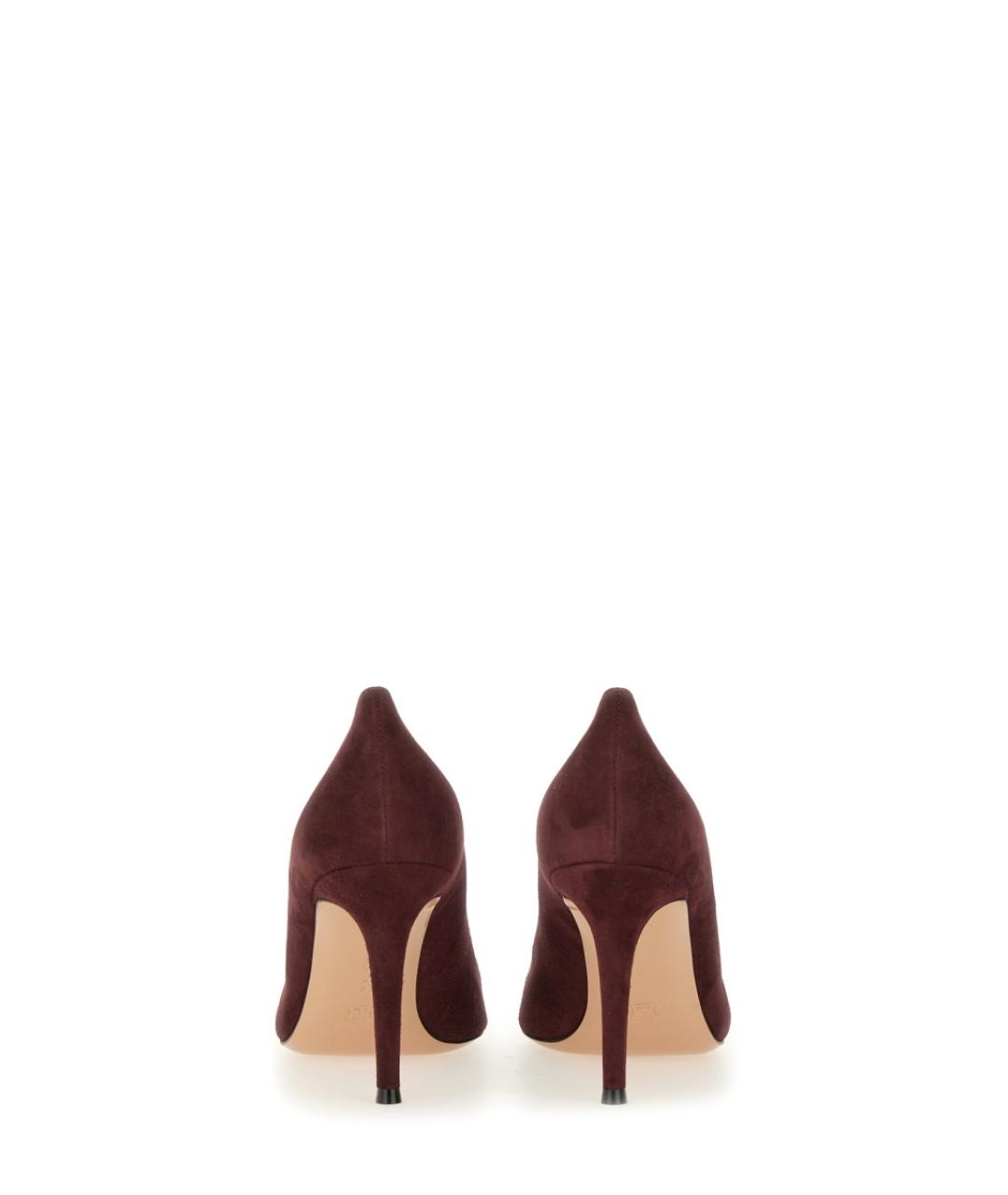 GIANVITO ROSSI Коричневые кожаные туфли, фото 4