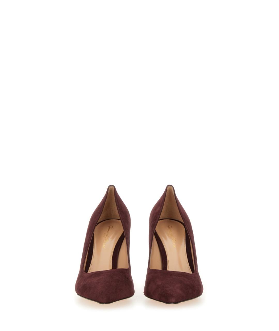 GIANVITO ROSSI Коричневые кожаные туфли, фото 5