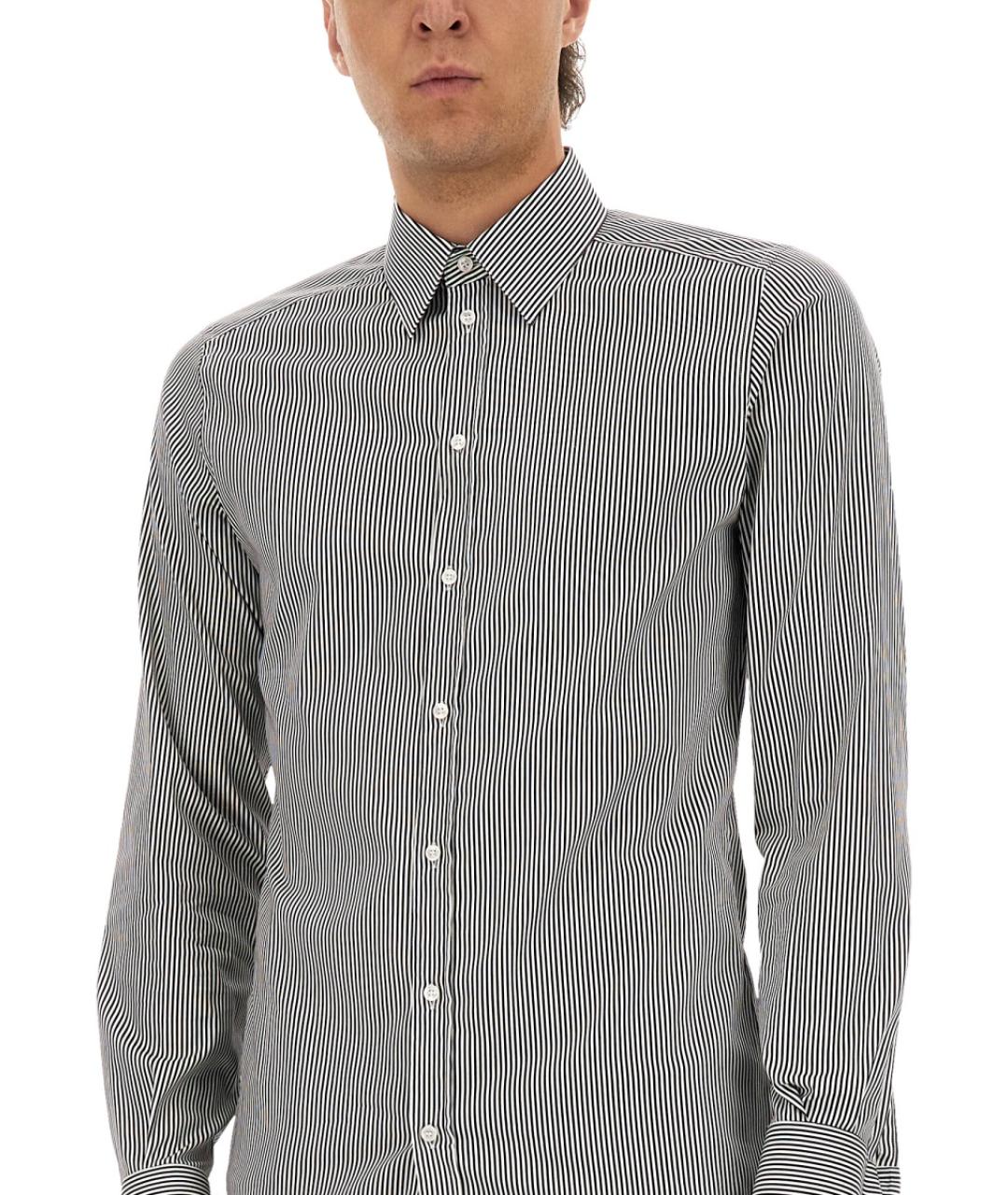 DOLCE&GABBANA Мульти хлопковая кэжуал рубашка, фото 5