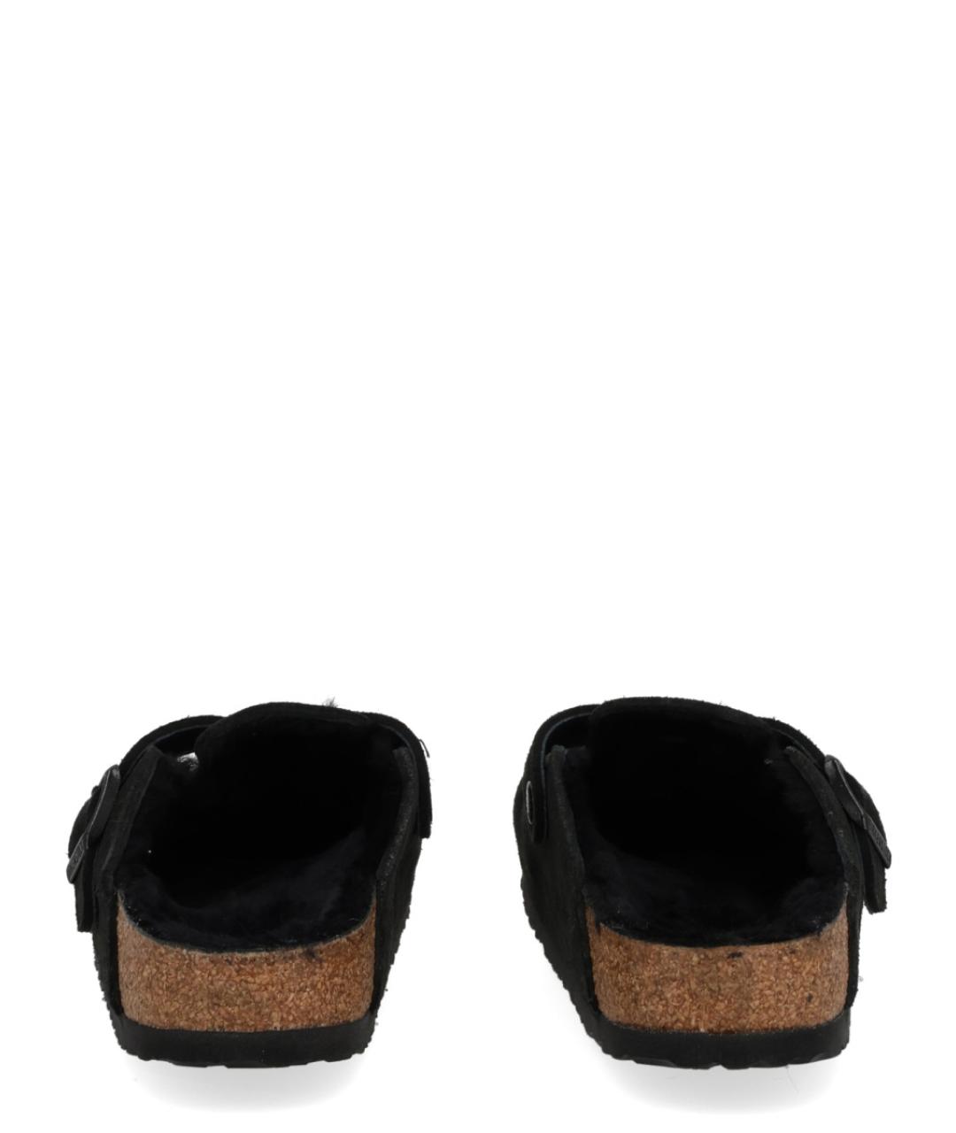 BIRKENSTOCK Черные кожаные сандалии, фото 4