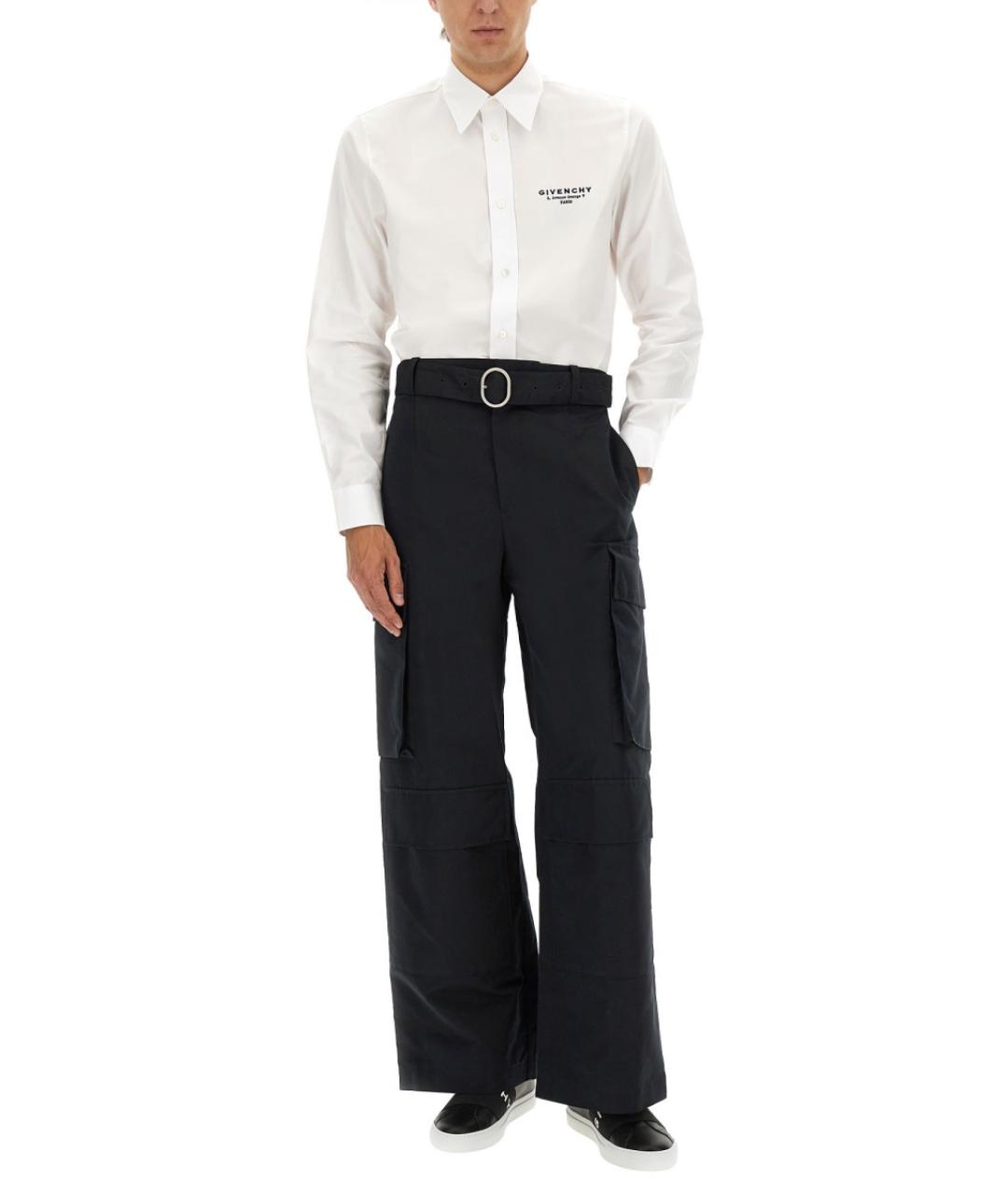GIVENCHY Белая хлопковая кэжуал рубашка, фото 3