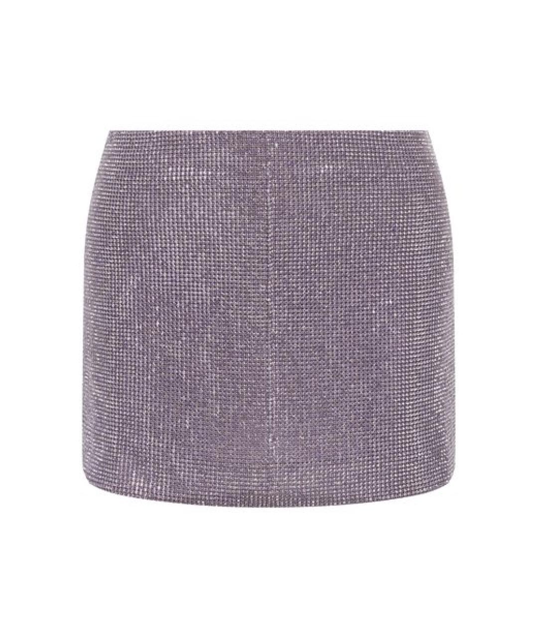 SELF-PORTRAIT Фиолетовая юбка мини, фото 1