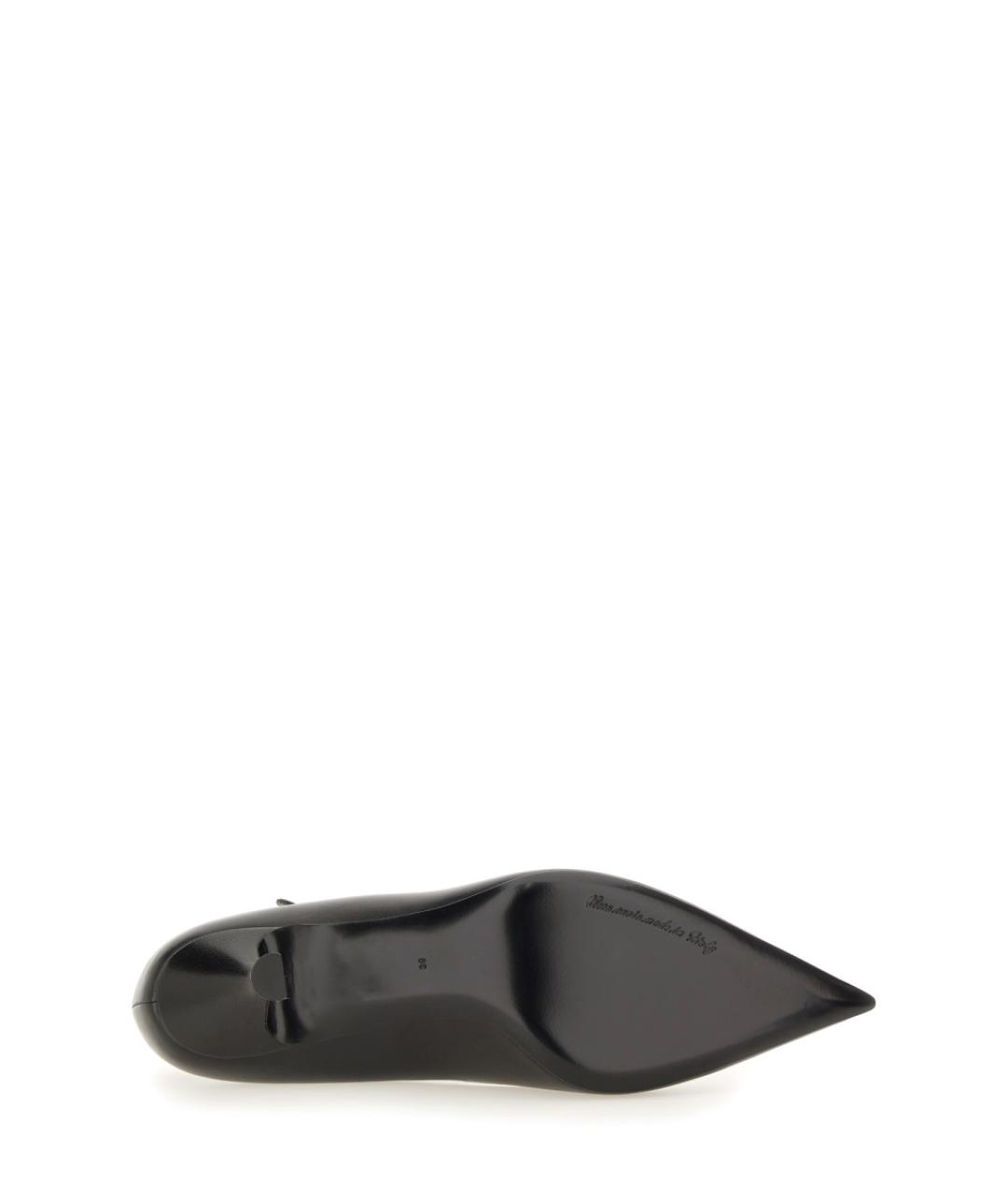 DOLCE&GABBANA Черные кожаные туфли, фото 5