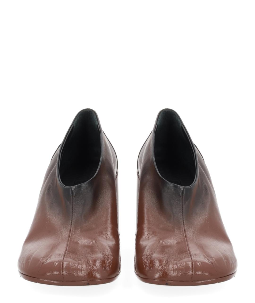 MM6 MAISON MARGIELA Коричневые кожаные туфли, фото 3