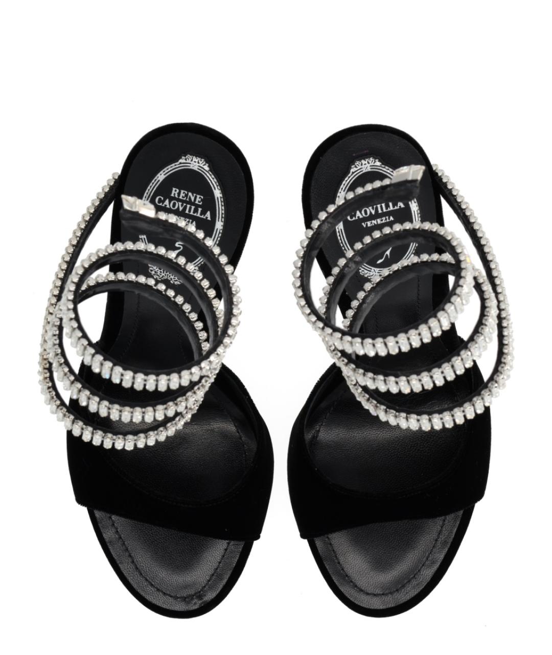 RENE CAOVILLA Черные туфли, фото 5