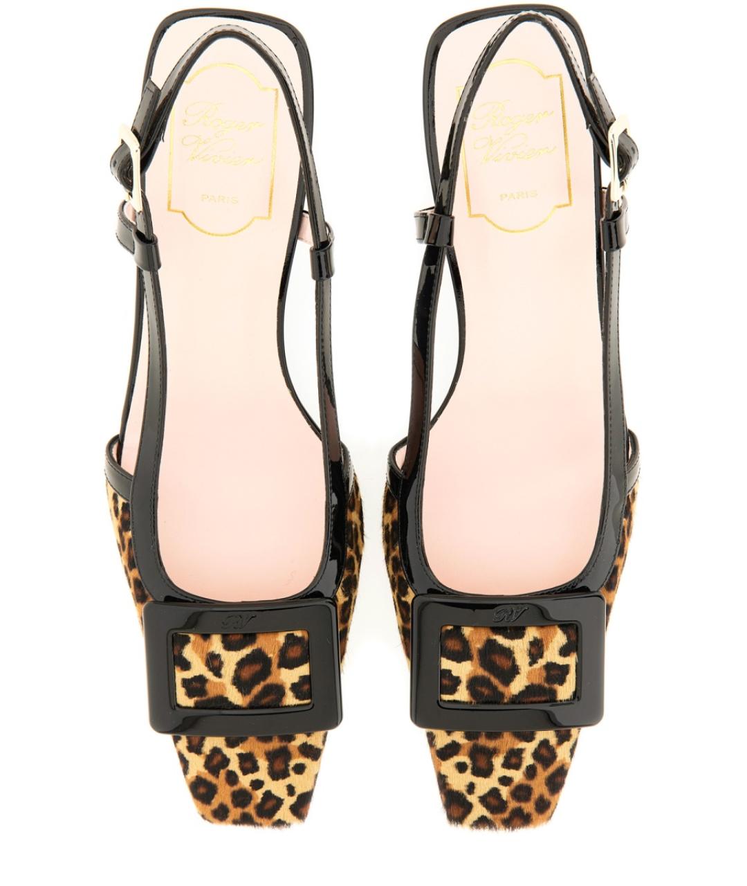 ROGER VIVIER Мульти кожаные туфли, фото 5