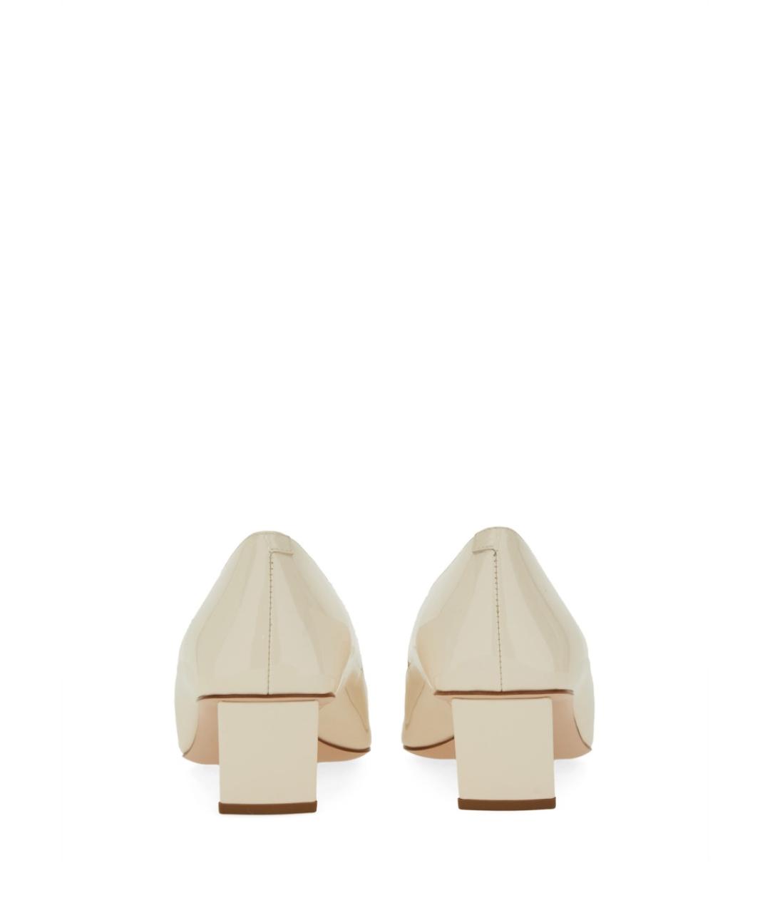 ROGER VIVIER Белые кожаные туфли, фото 3