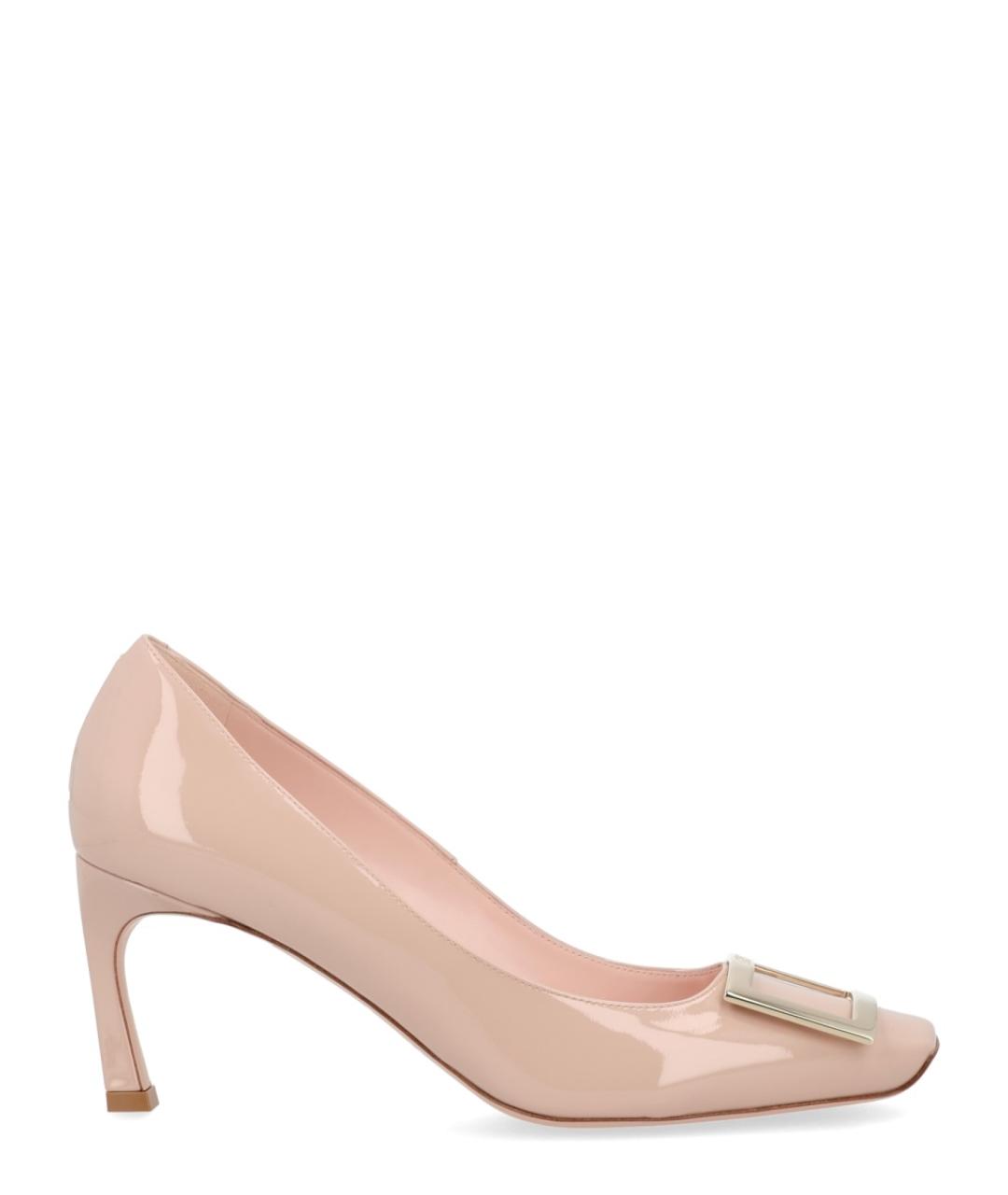 ROGER VIVIER Розовые кожаные туфли, фото 1