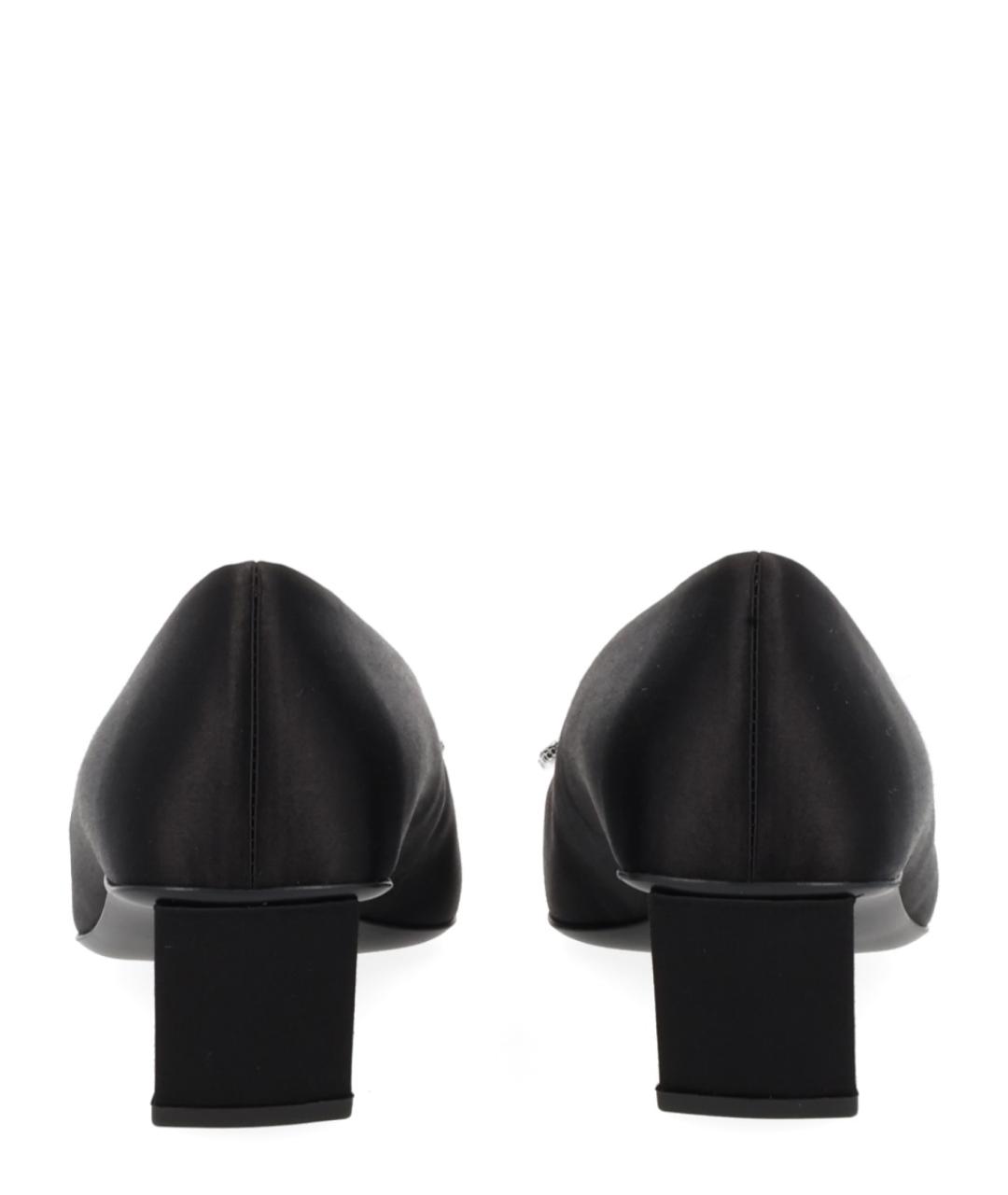 ROGER VIVIER Черные текстильные туфли, фото 4