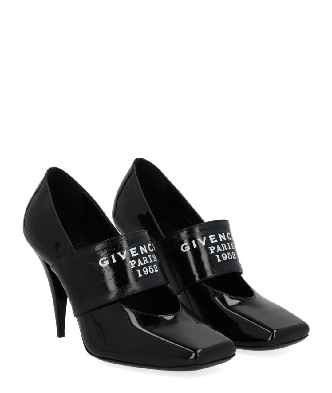 GIVENCHY Черные кожаные туфли, фото 2