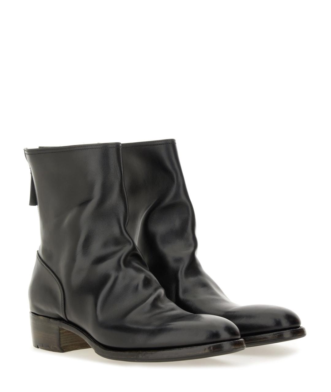 PREMIATA Черные кожаные высокие ботинки, фото 2